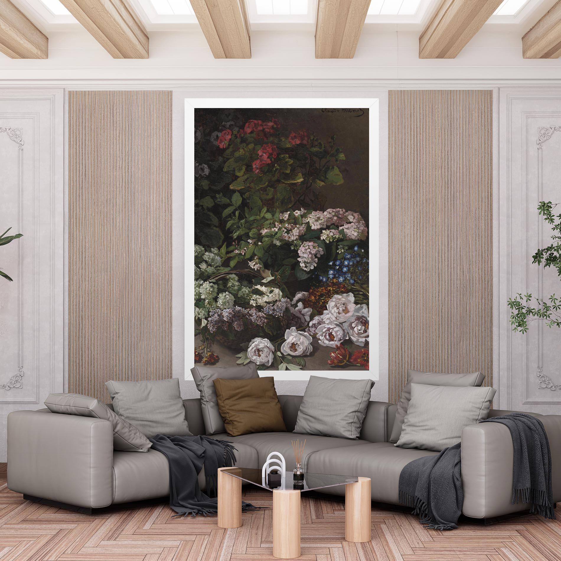 Vászonkép Spring Flowers Monet mockup 6