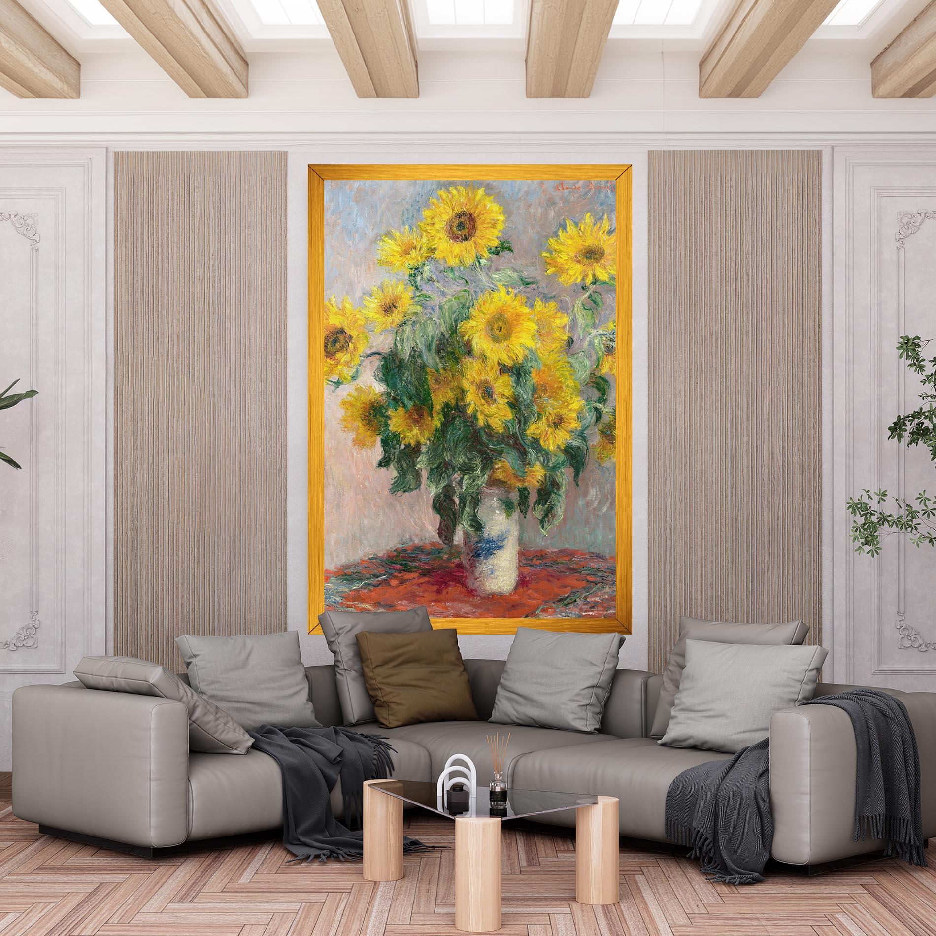 Vászonkép Bouquet Of Sunflowers 1881 mockup 6