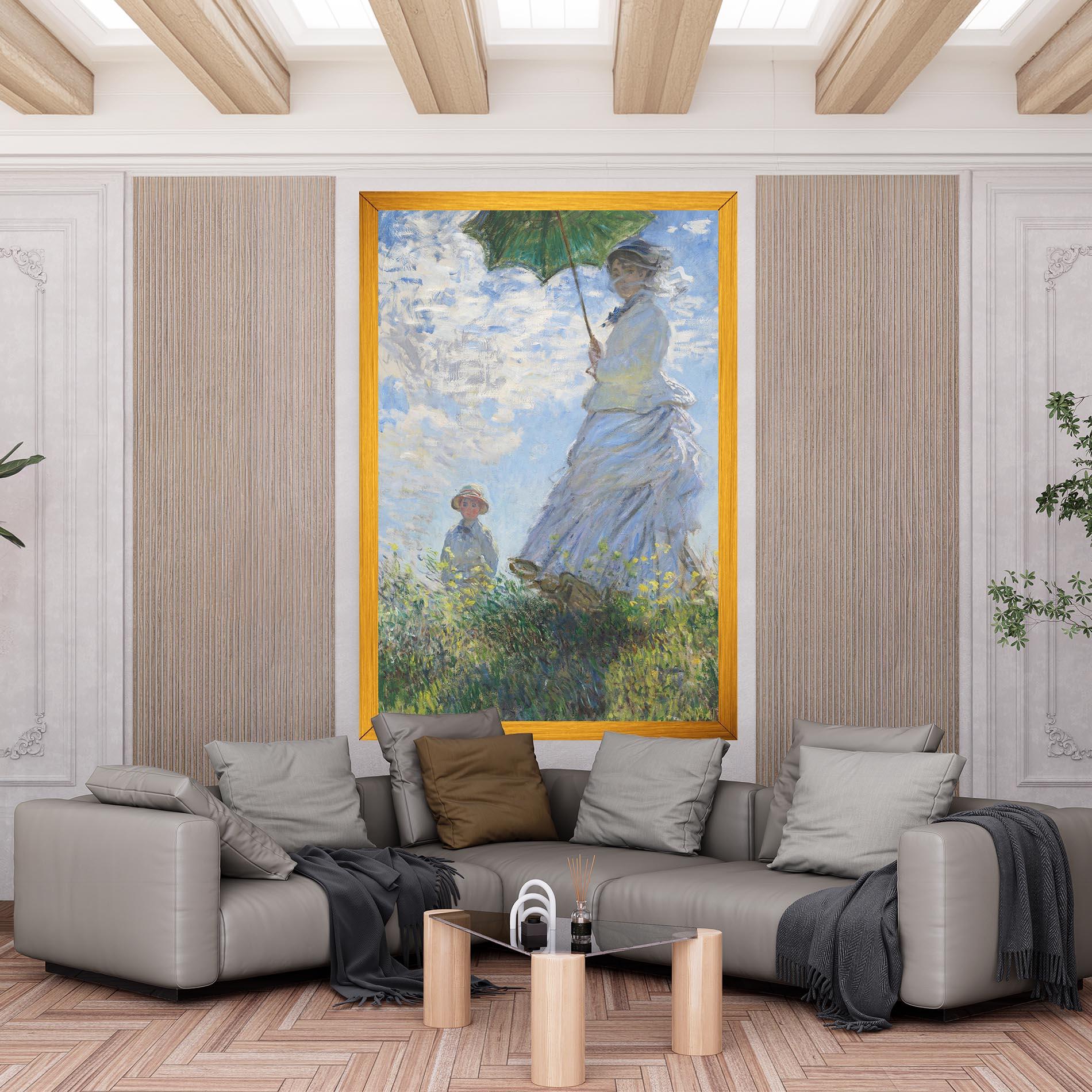 Vászonkép Parasol Painting mockup 6