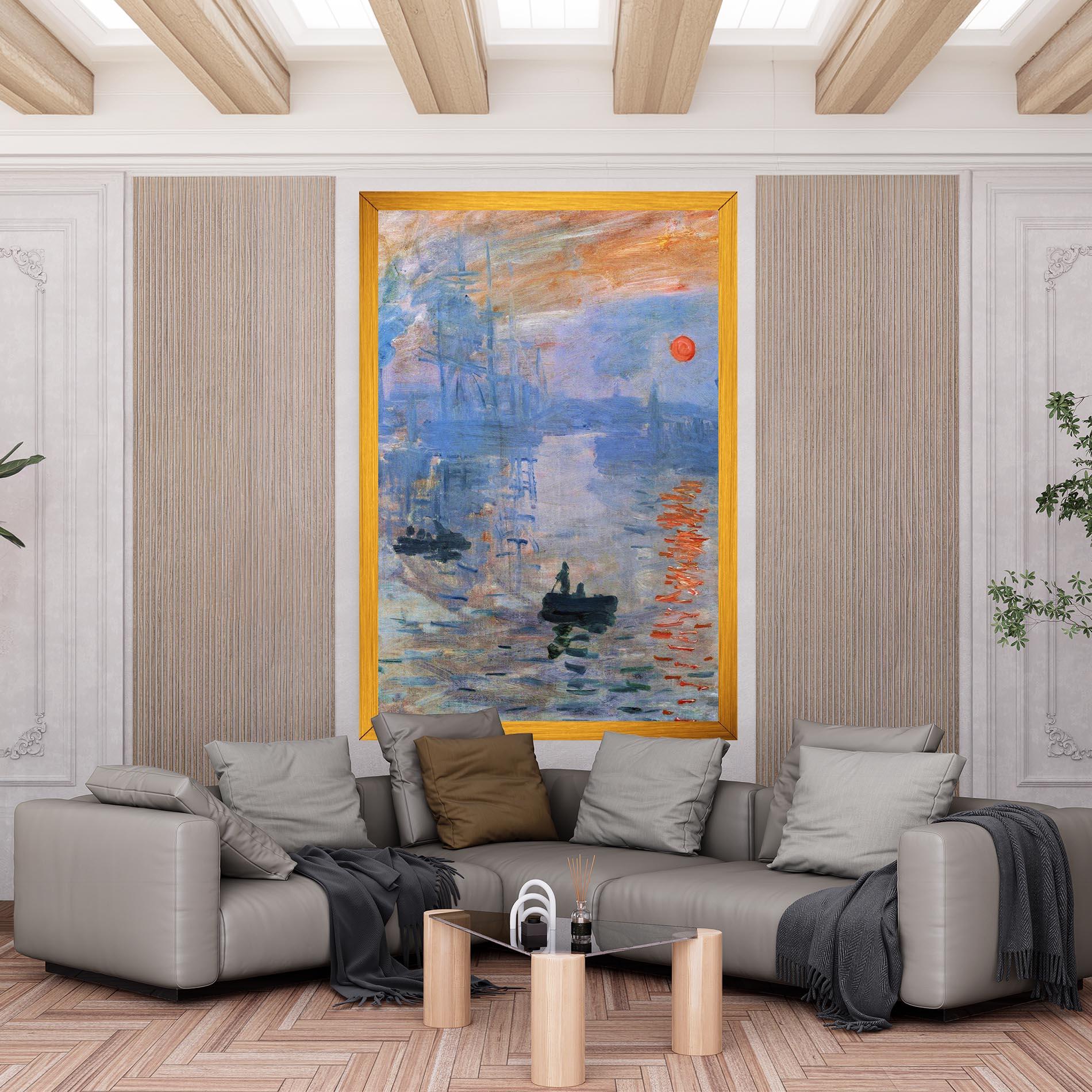Vászonkép Sunrise Painting mockup 6
