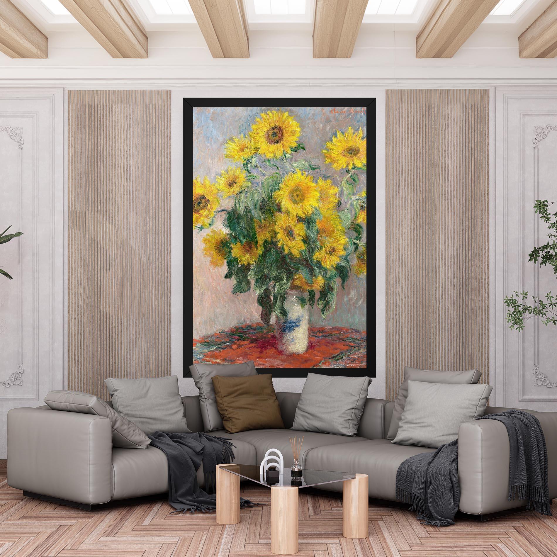 Vászonkép Bouquet Of Sunflowers 1881 mockup 6