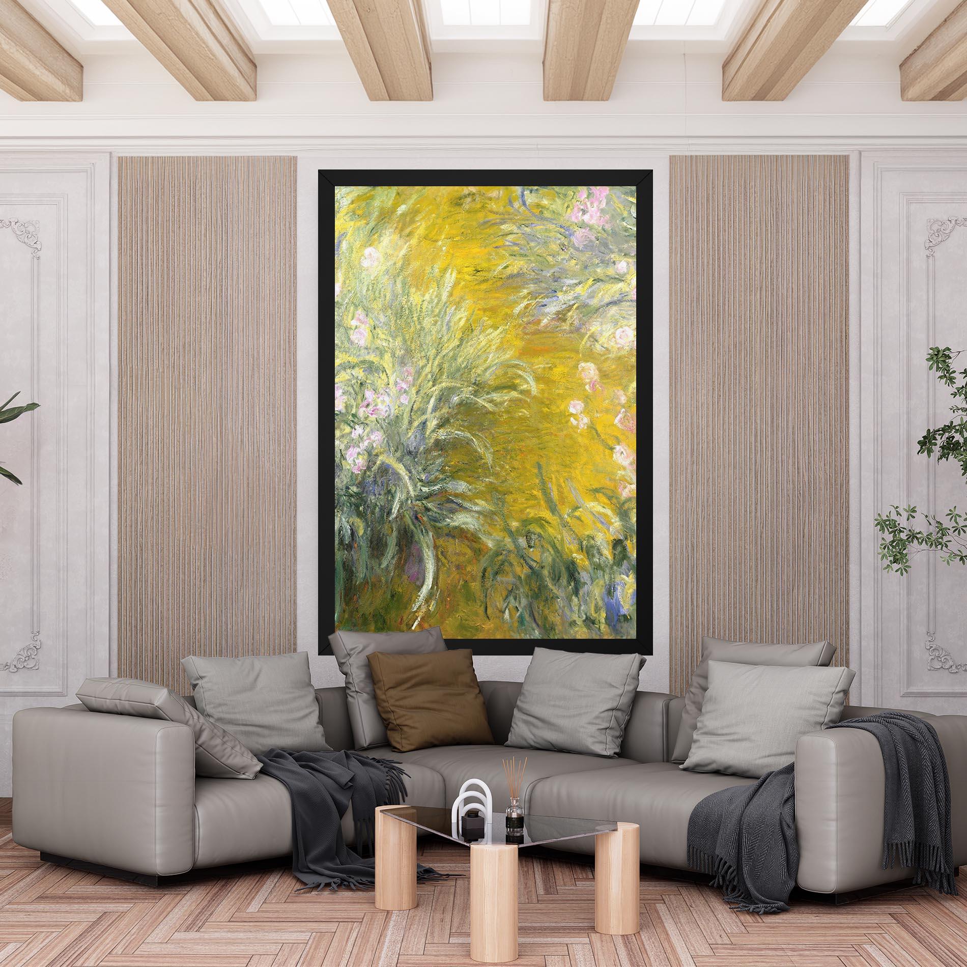 Vászonkép Path Through The Irises mockup 6