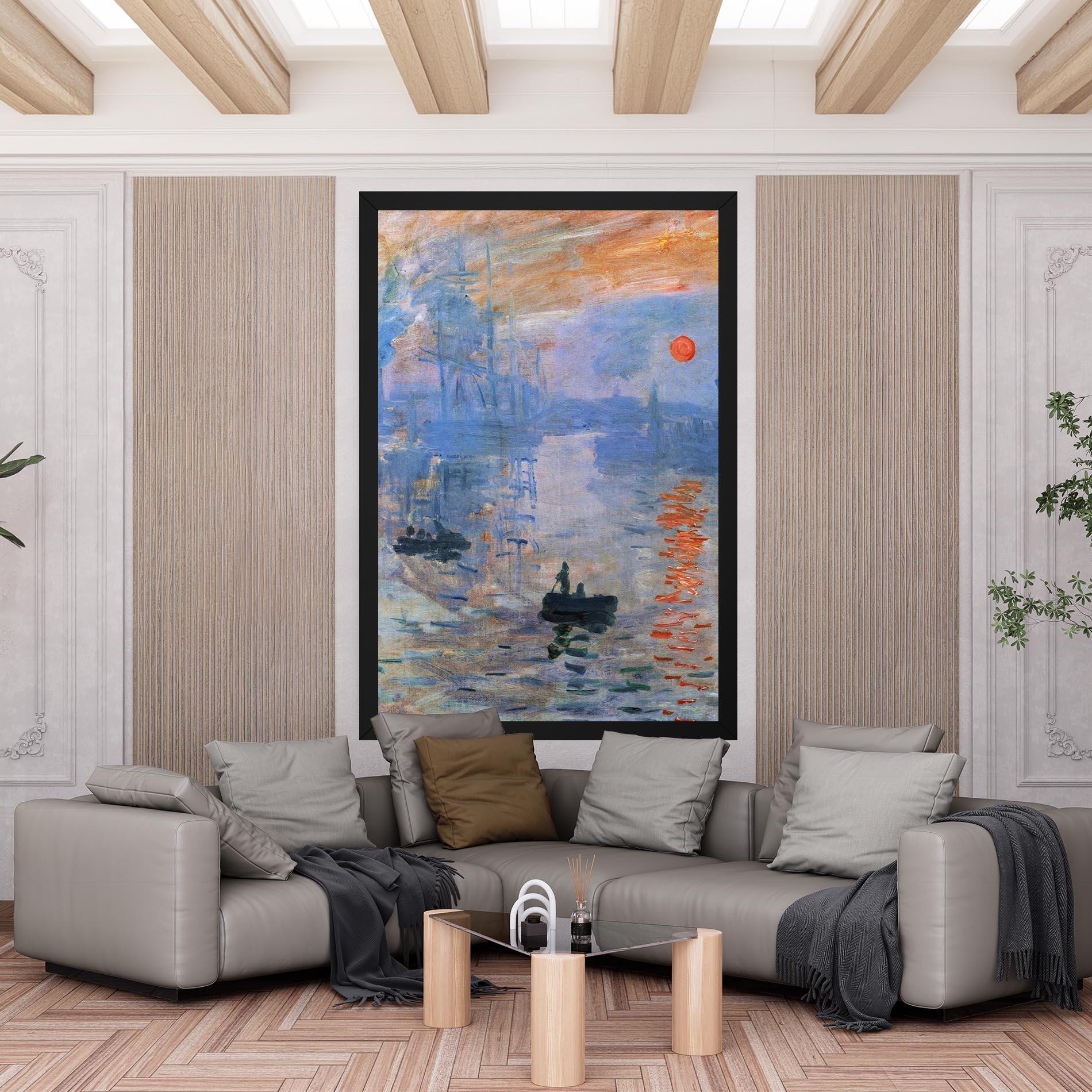 Vászonkép Sunrise Painting mockup 6