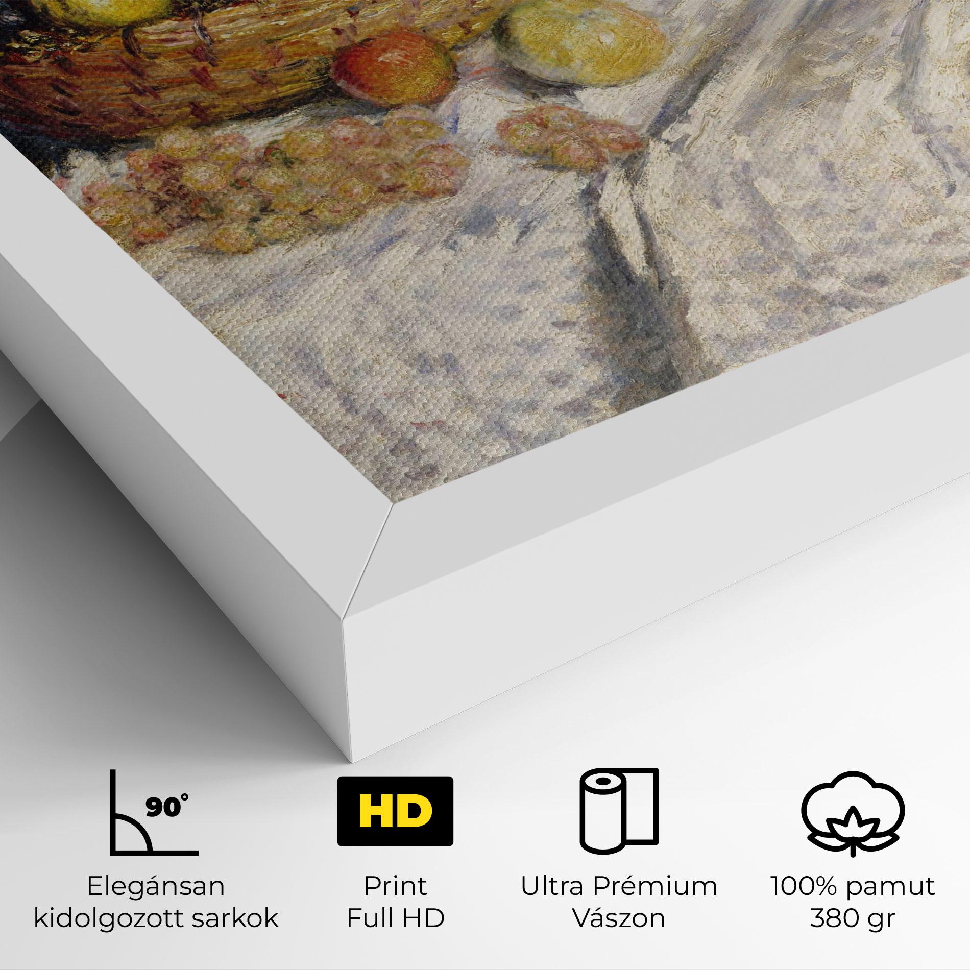 Vászonkép Apples And Grapes mockup 4