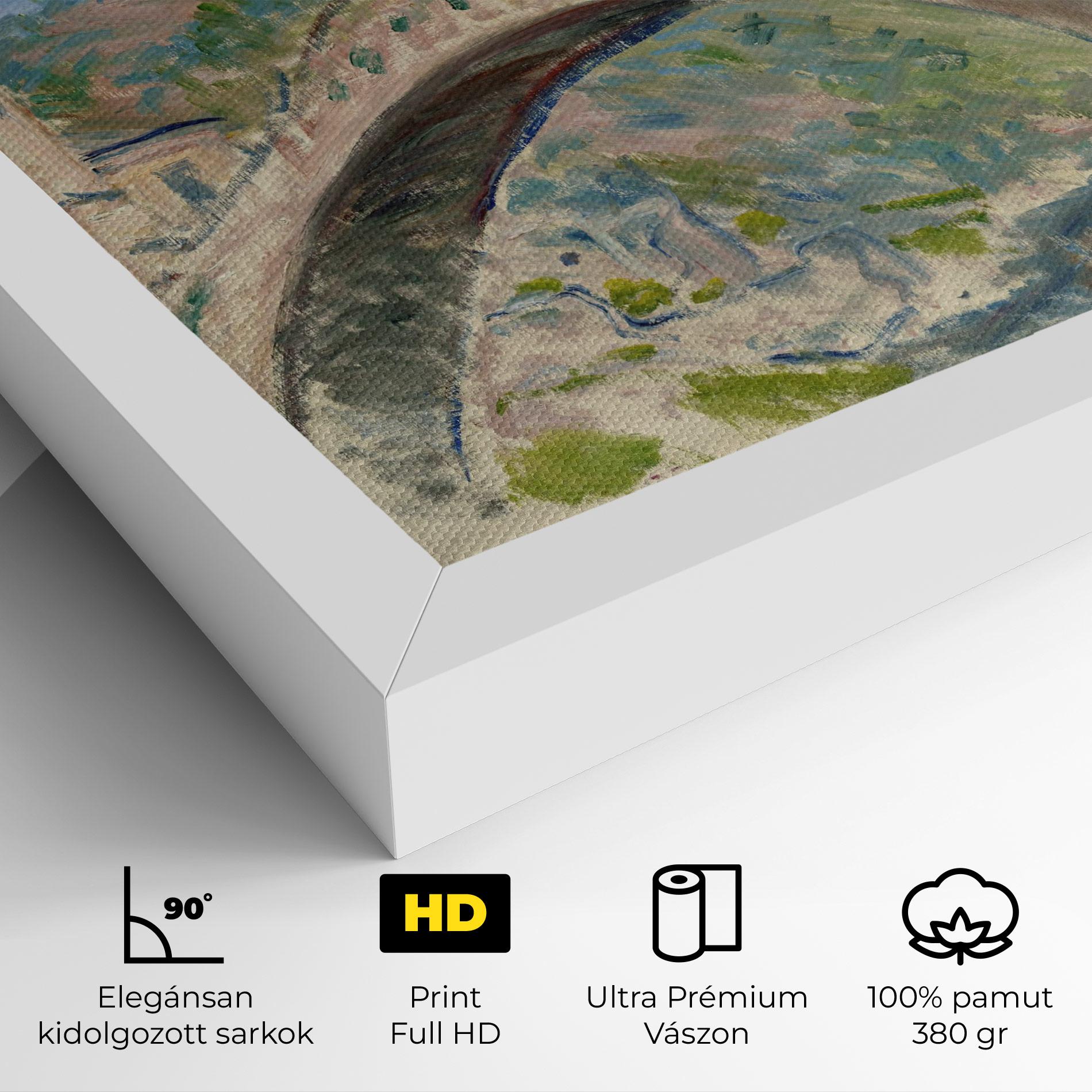 Vászonkép Bridge At Dolceacqua mockup 4