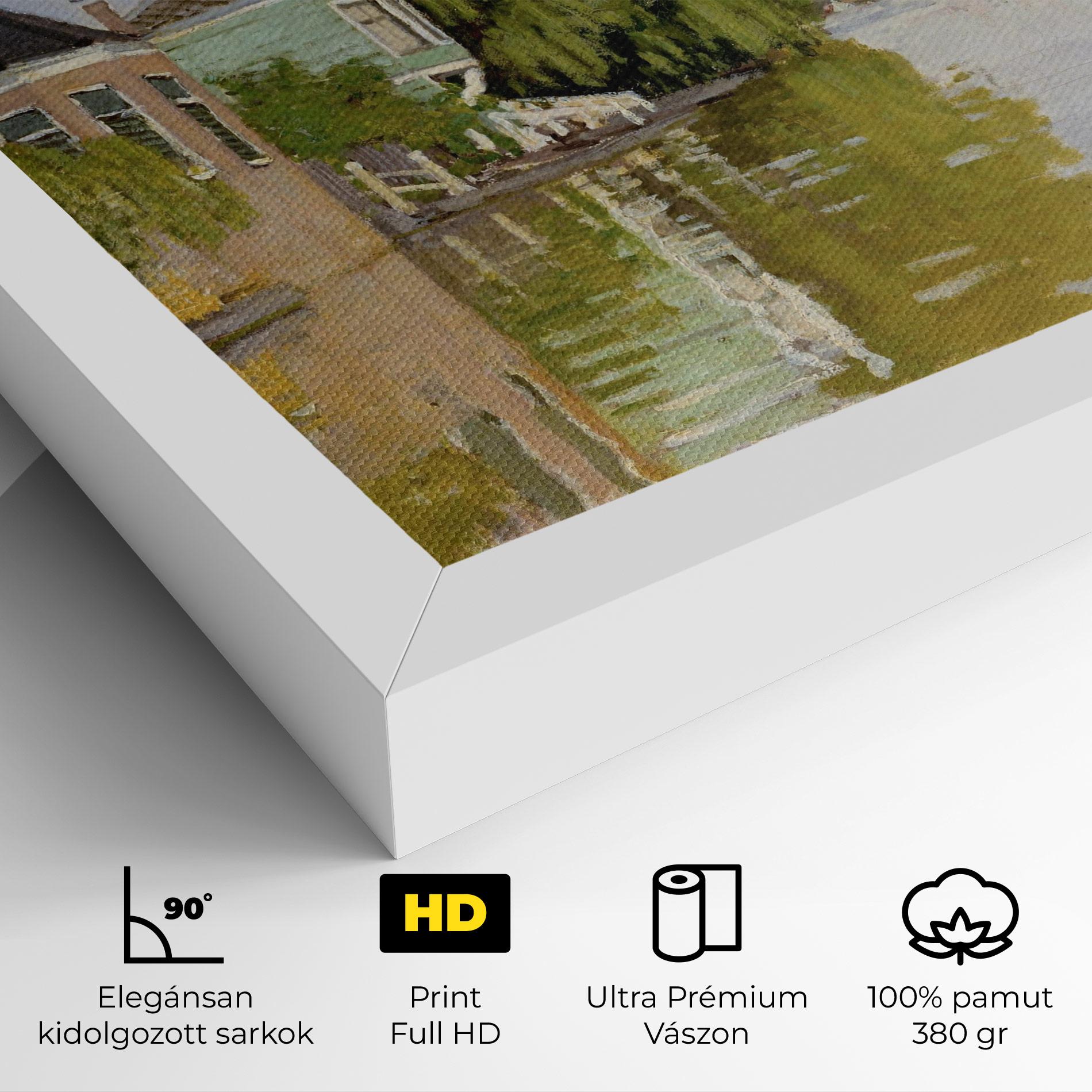 Vászonkép Houses On The Achterzaan mockup 4