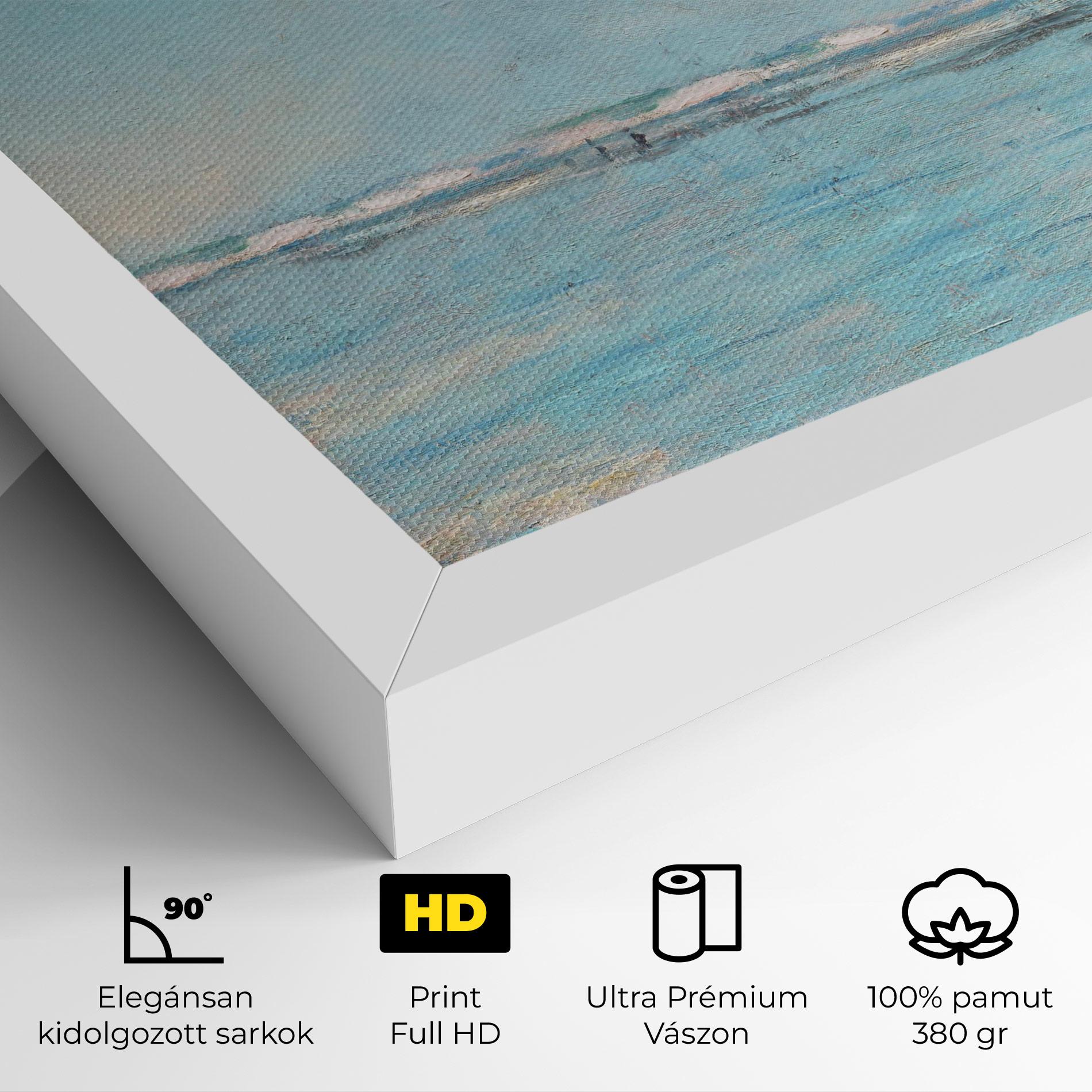 Vászonkép Monet's Beach mockup 4