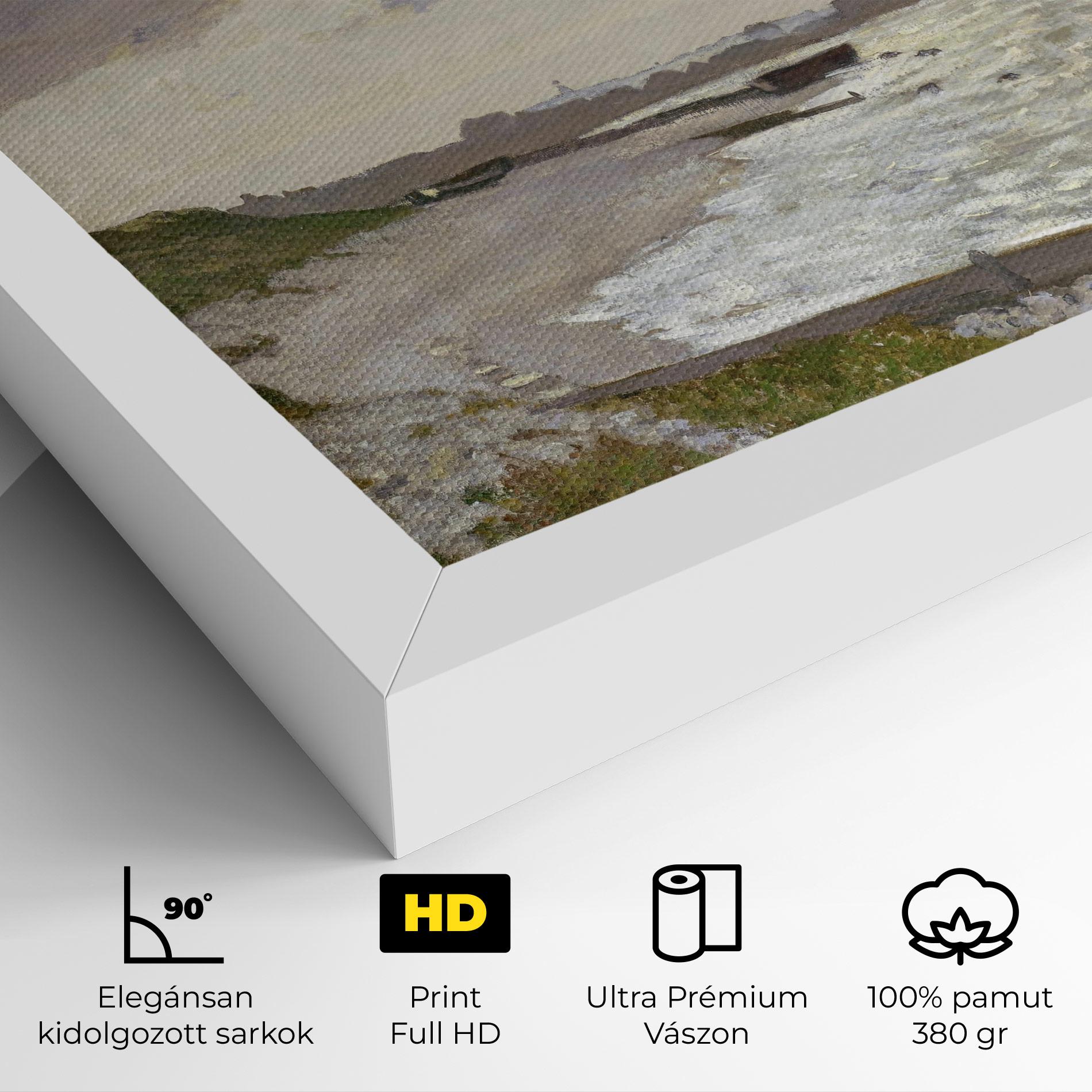 Vászonkép Seashore At Sainte Adresse mockup 4