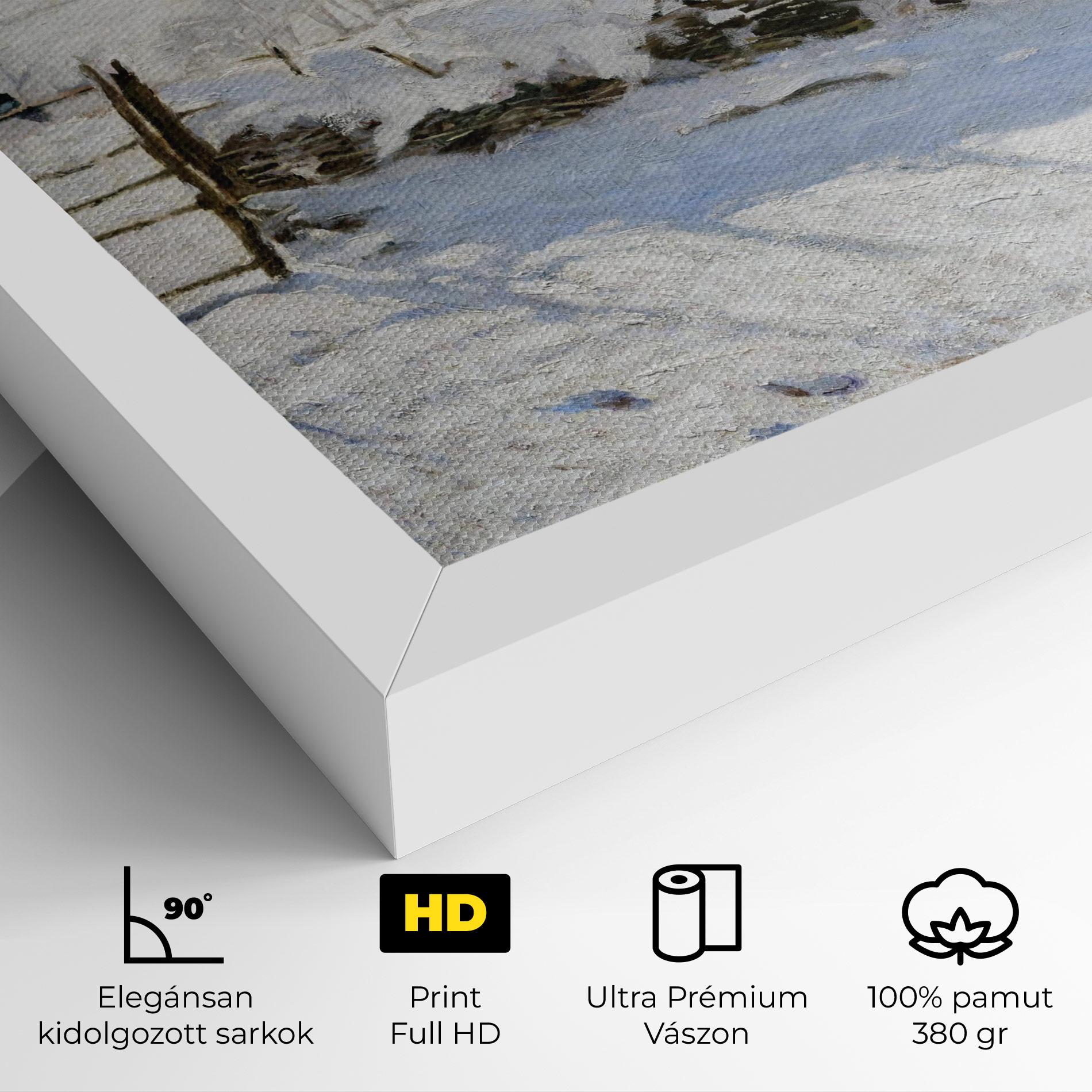 Vászonkép The Magpie mockup 4