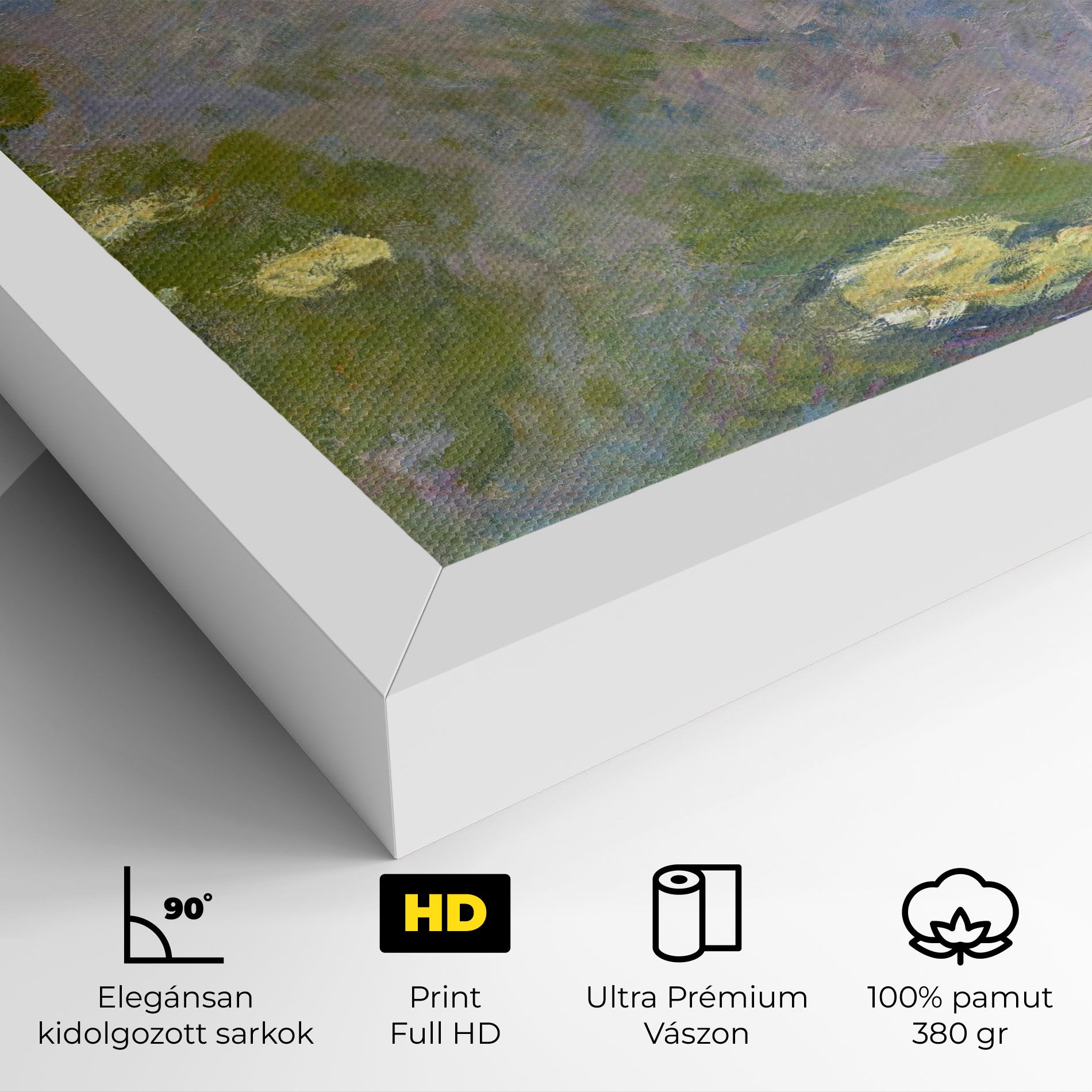 Water Lilies Monet mockup 4