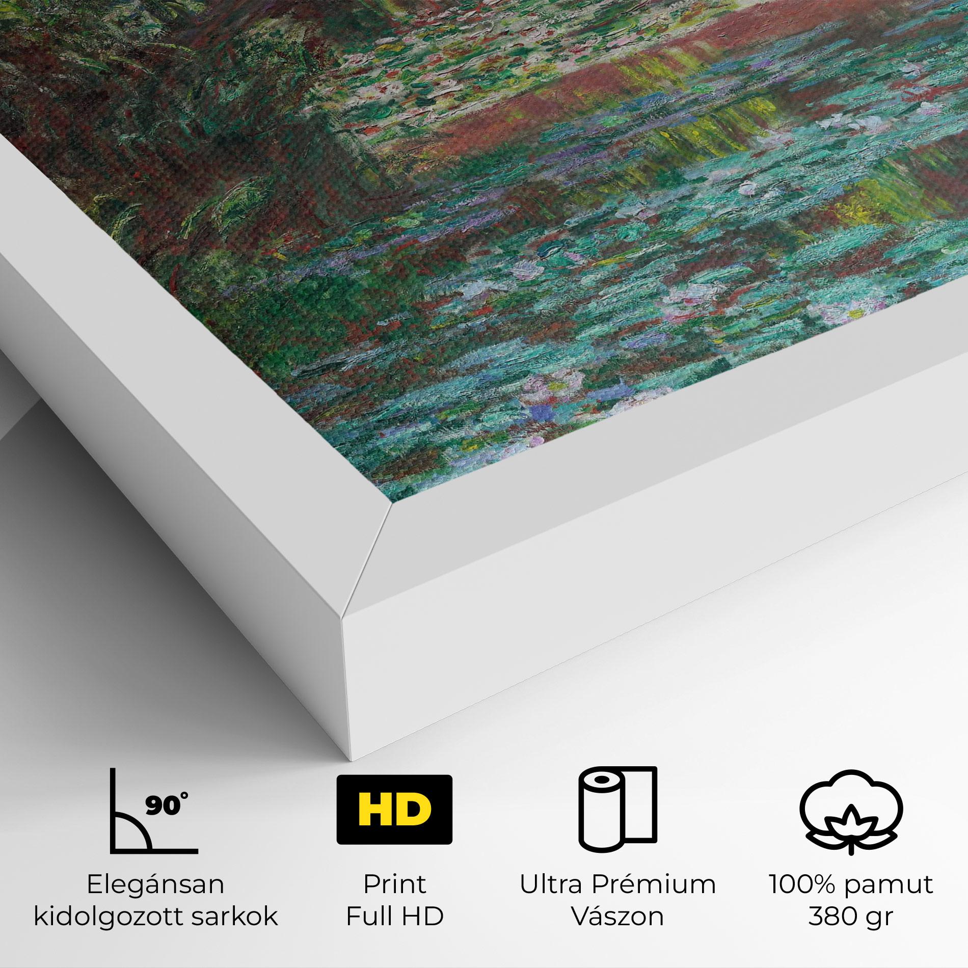 Vászonkép Water Lily Pond mockup 4