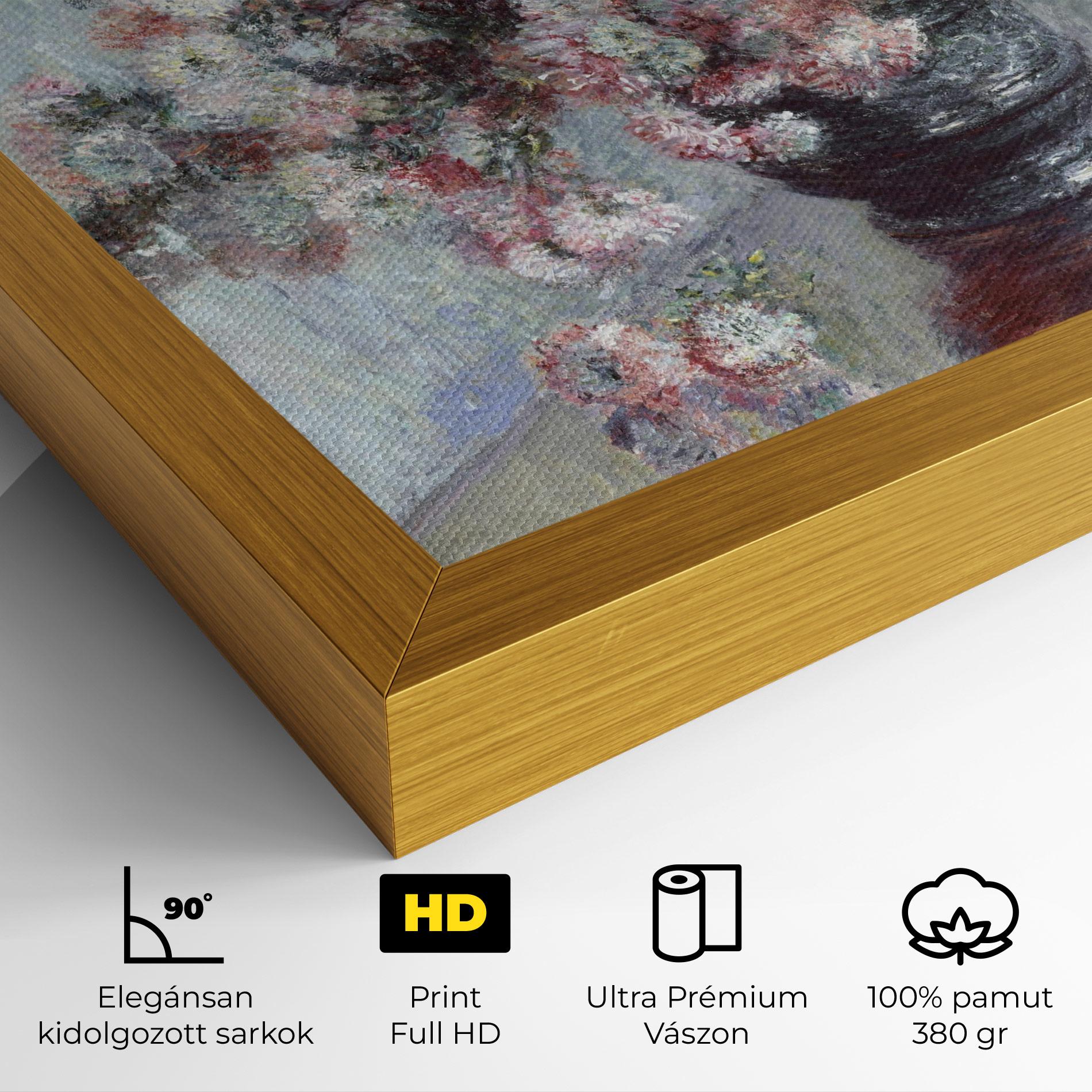 Vászonkép Chrysanthemums mockup 4