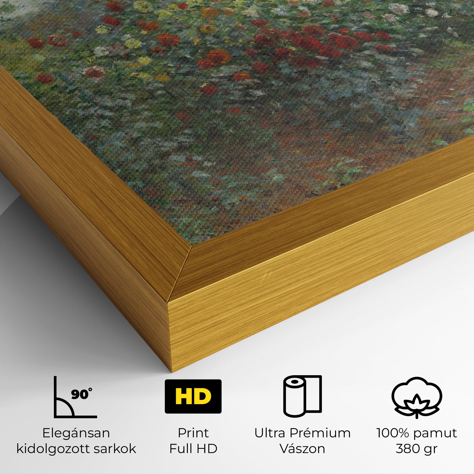 Vászonkép Garden In Argenteuilt mockup 4