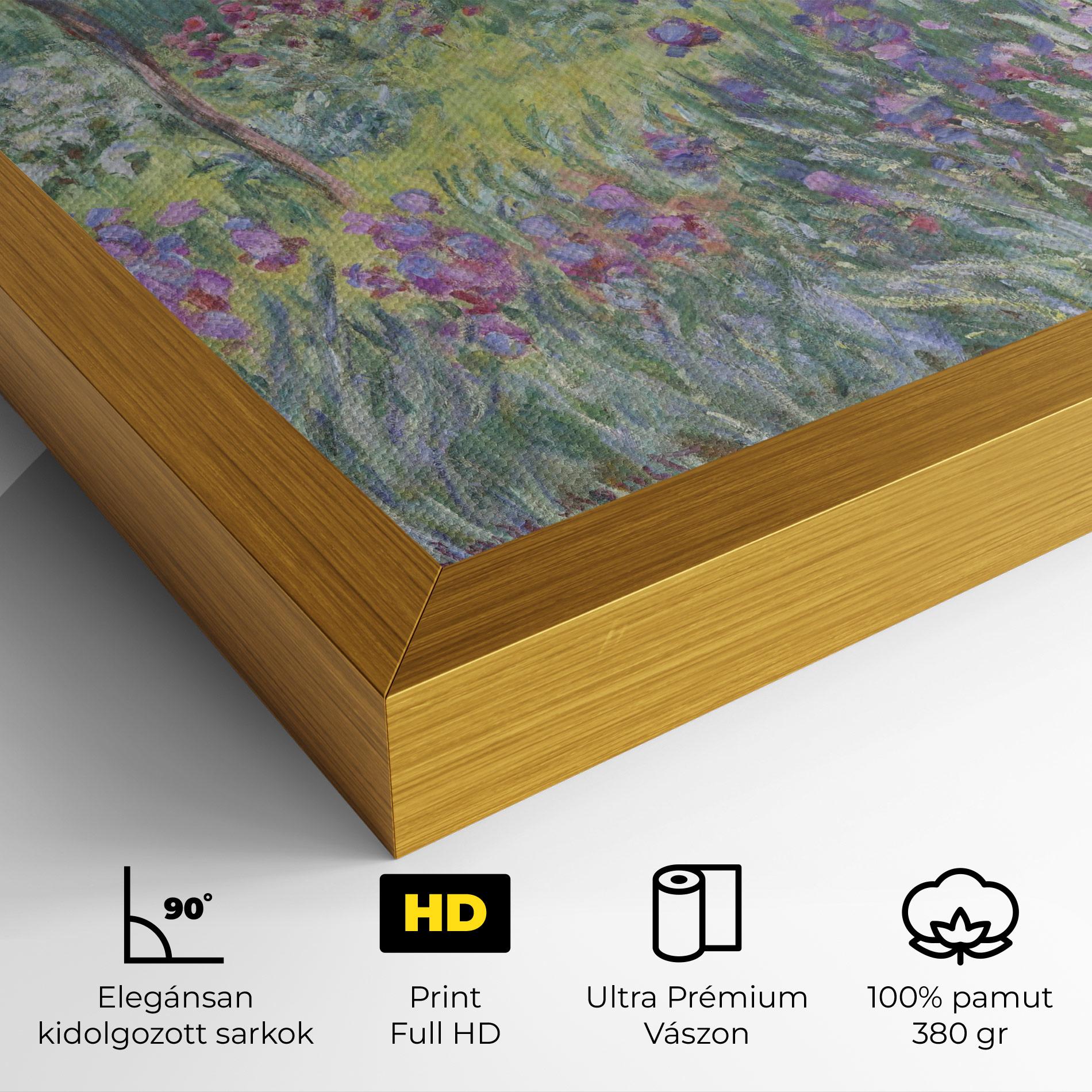 Vászonkép Garden In Giverny Monet mockup 4