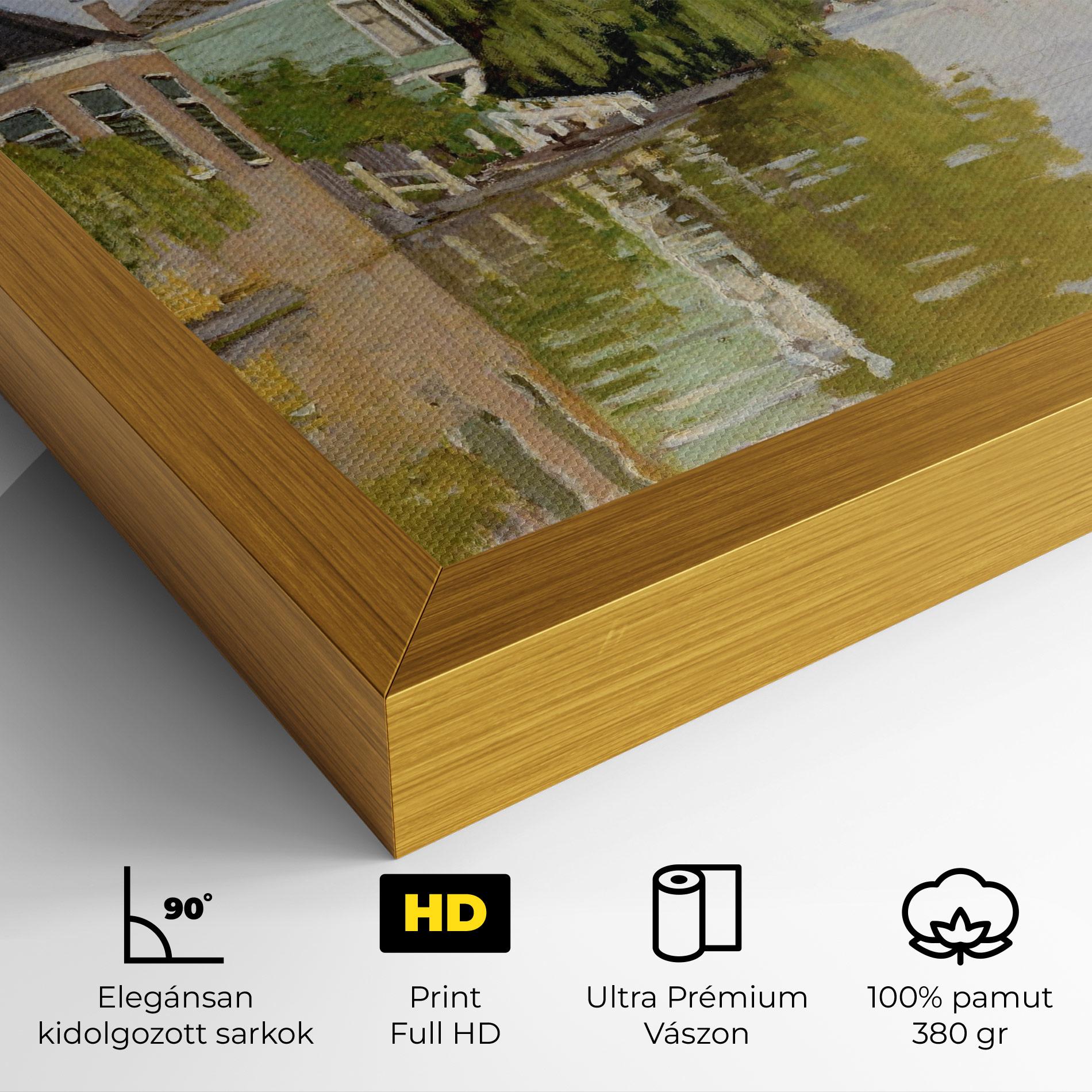 Vászonkép Houses On The Achterzaan mockup 4