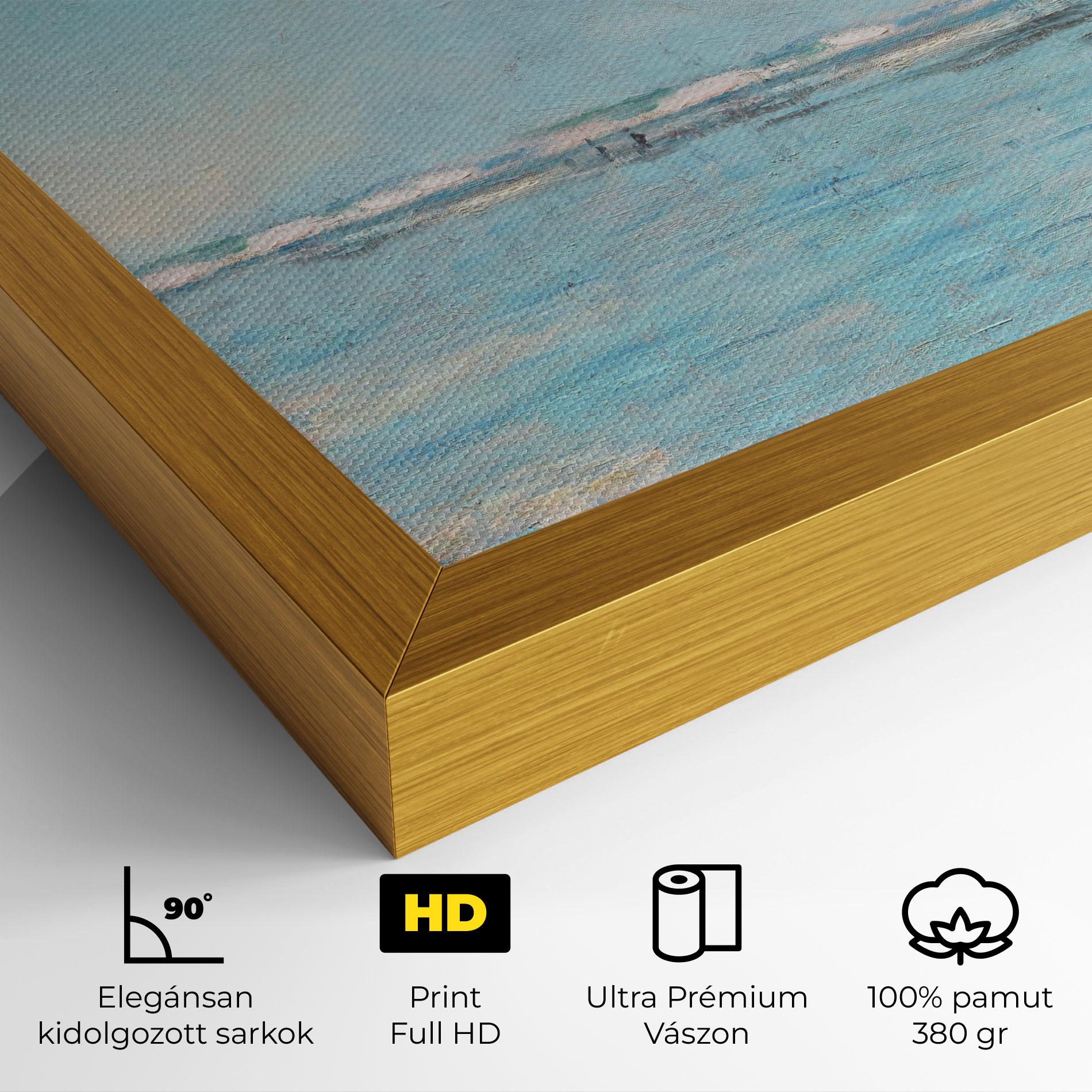 Vászonkép Monet's Beach mockup 4