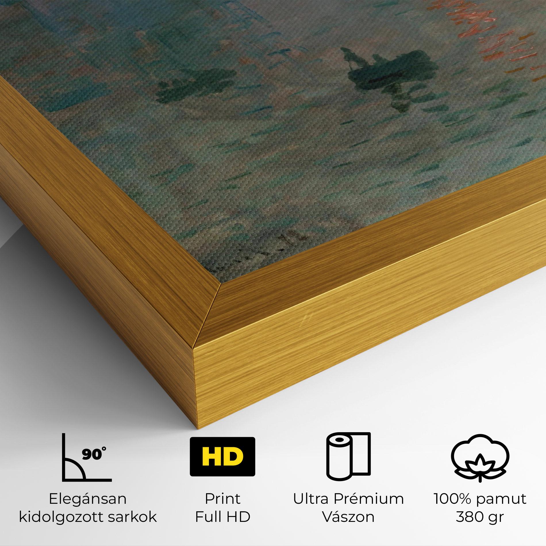 Vászonkép Monet Sunrise mockup 4