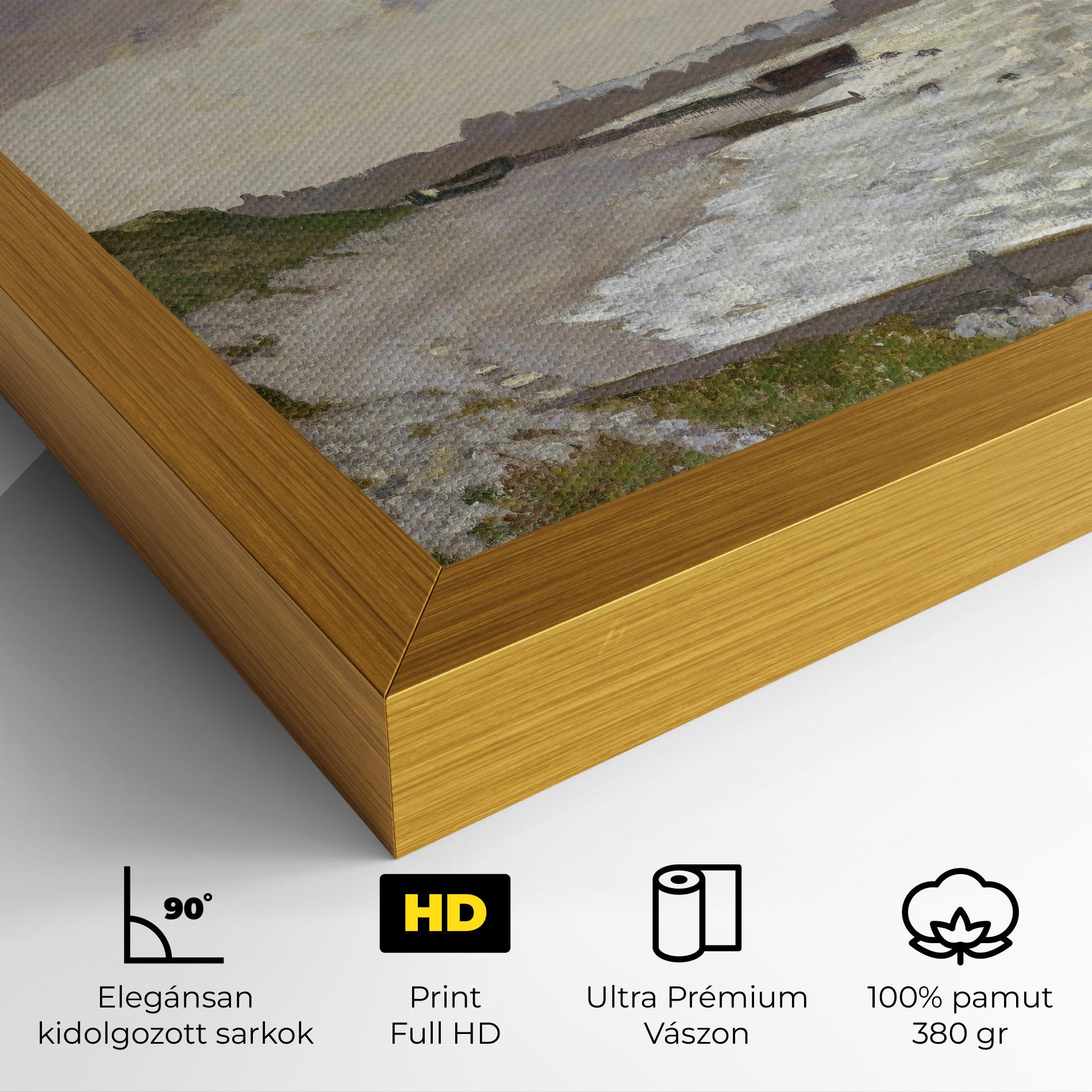 Vászonkép Seashore At Sainte Adresse mockup 4