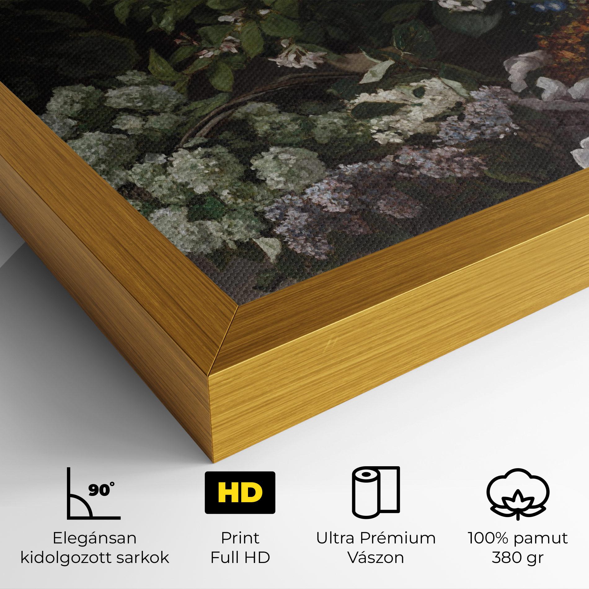 Vászonkép Spring Flowers Monet mockup 4