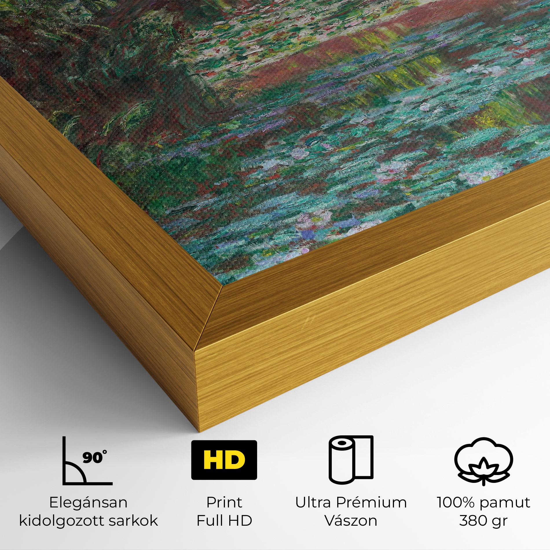 Vászonkép Water Lily Pond mockup 4