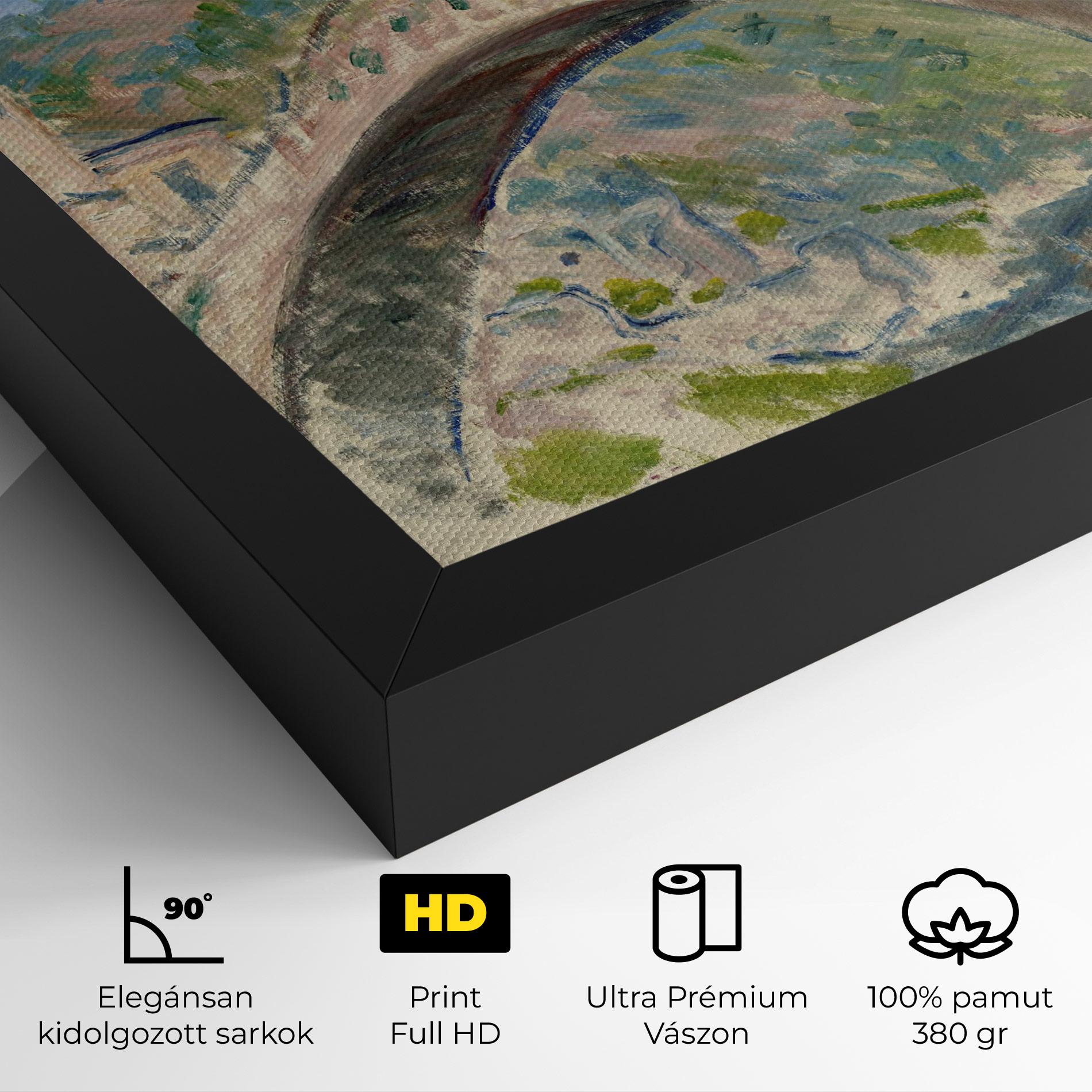 Vászonkép Bridge At Dolceacqua mockup 4