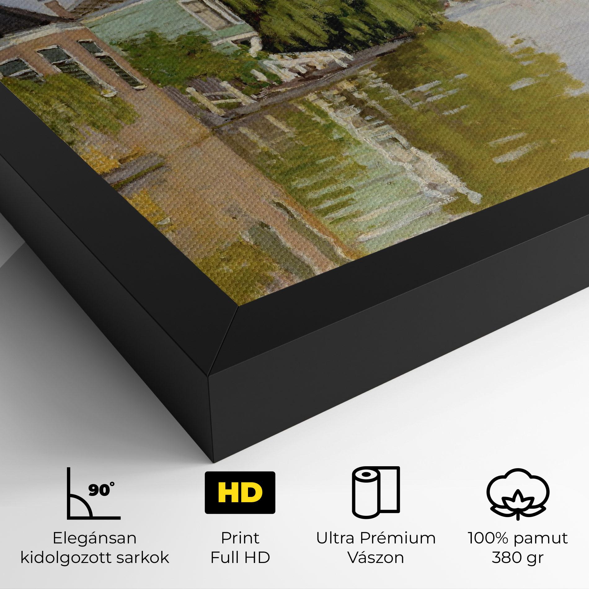 Vászonkép Houses On The Achterzaan mockup 4