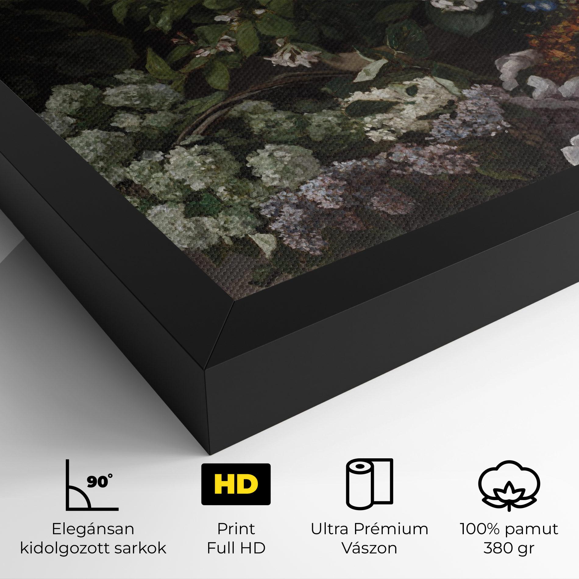 Vászonkép Spring Flowers Monet mockup 4