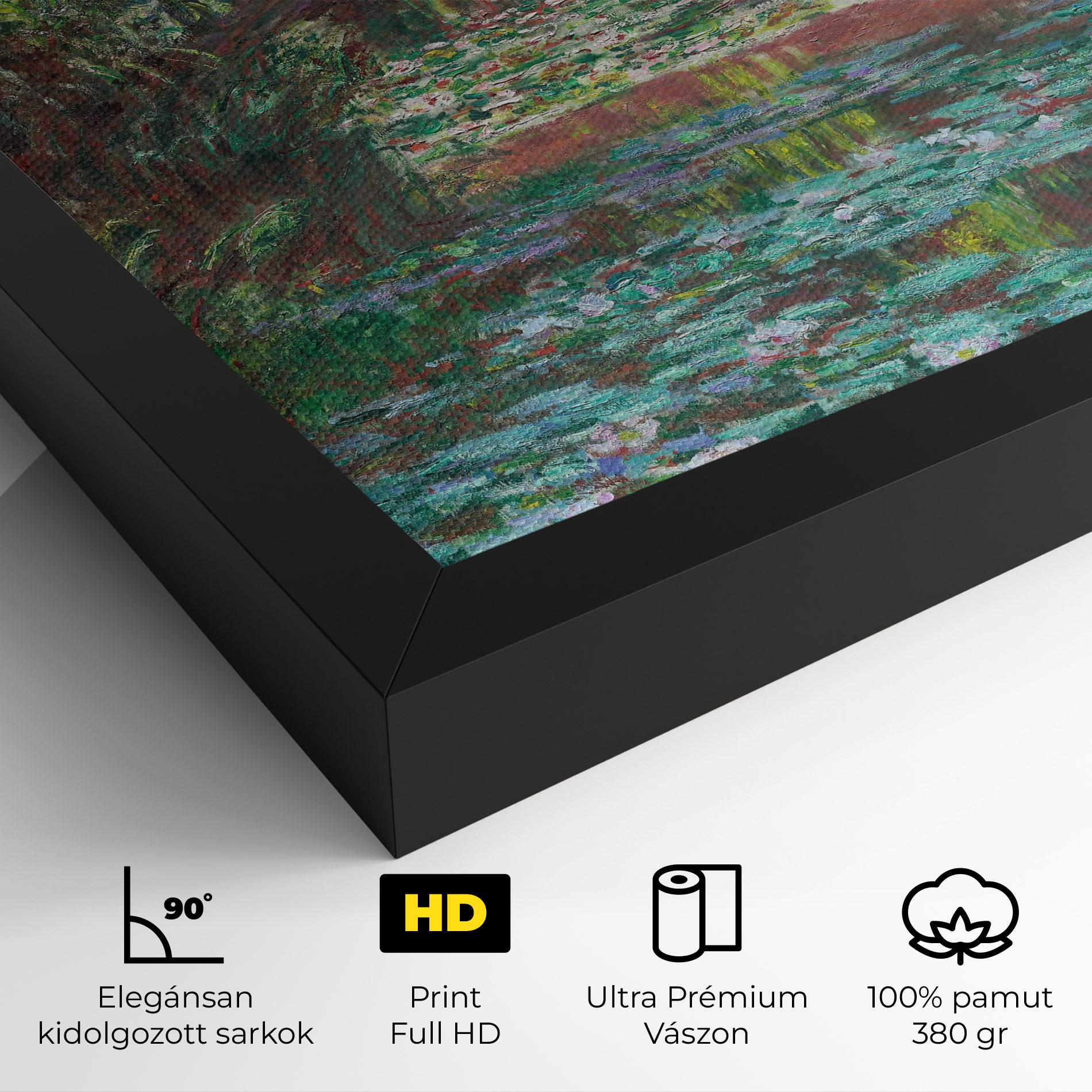 Vászonkép Water Lily Pond mockup 4