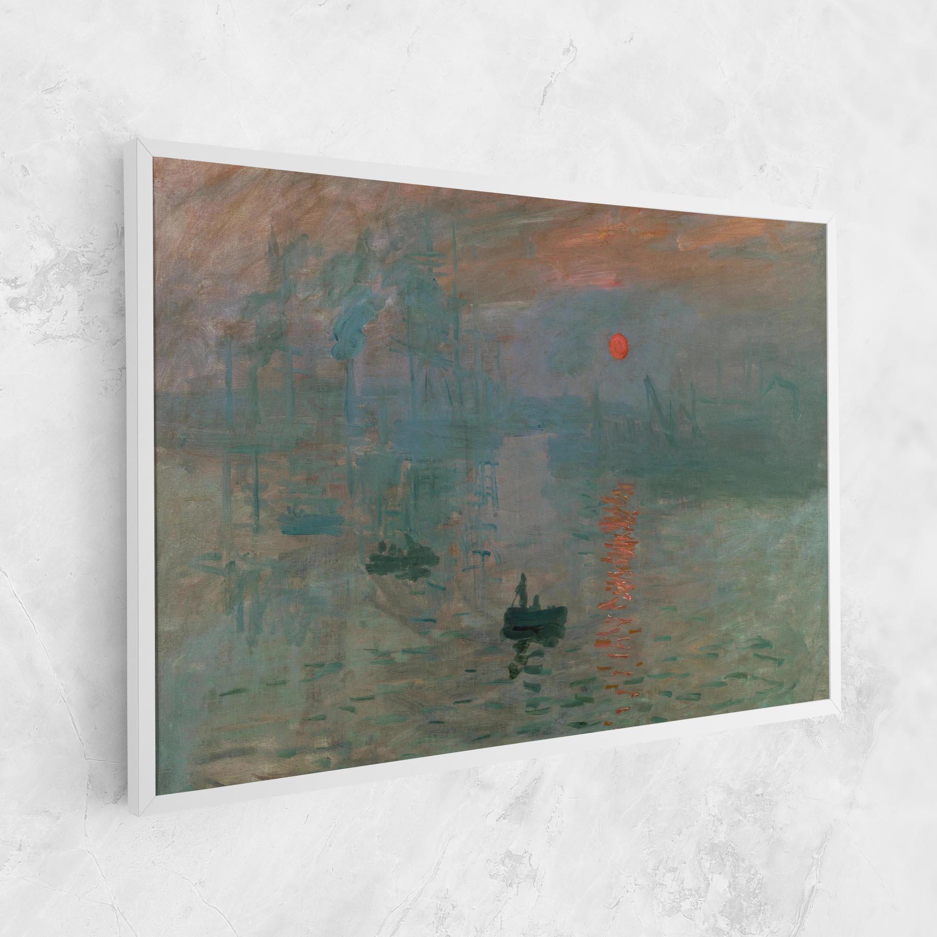 Vászonkép Monet Sunrise mockup 1