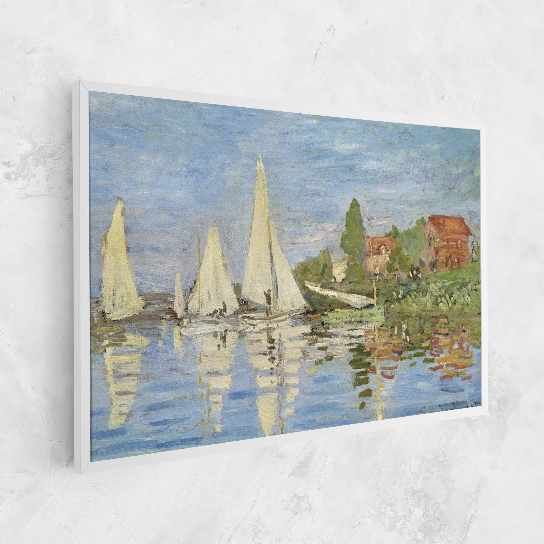 Vászonkép Regattas At Argenteuil mockup 1