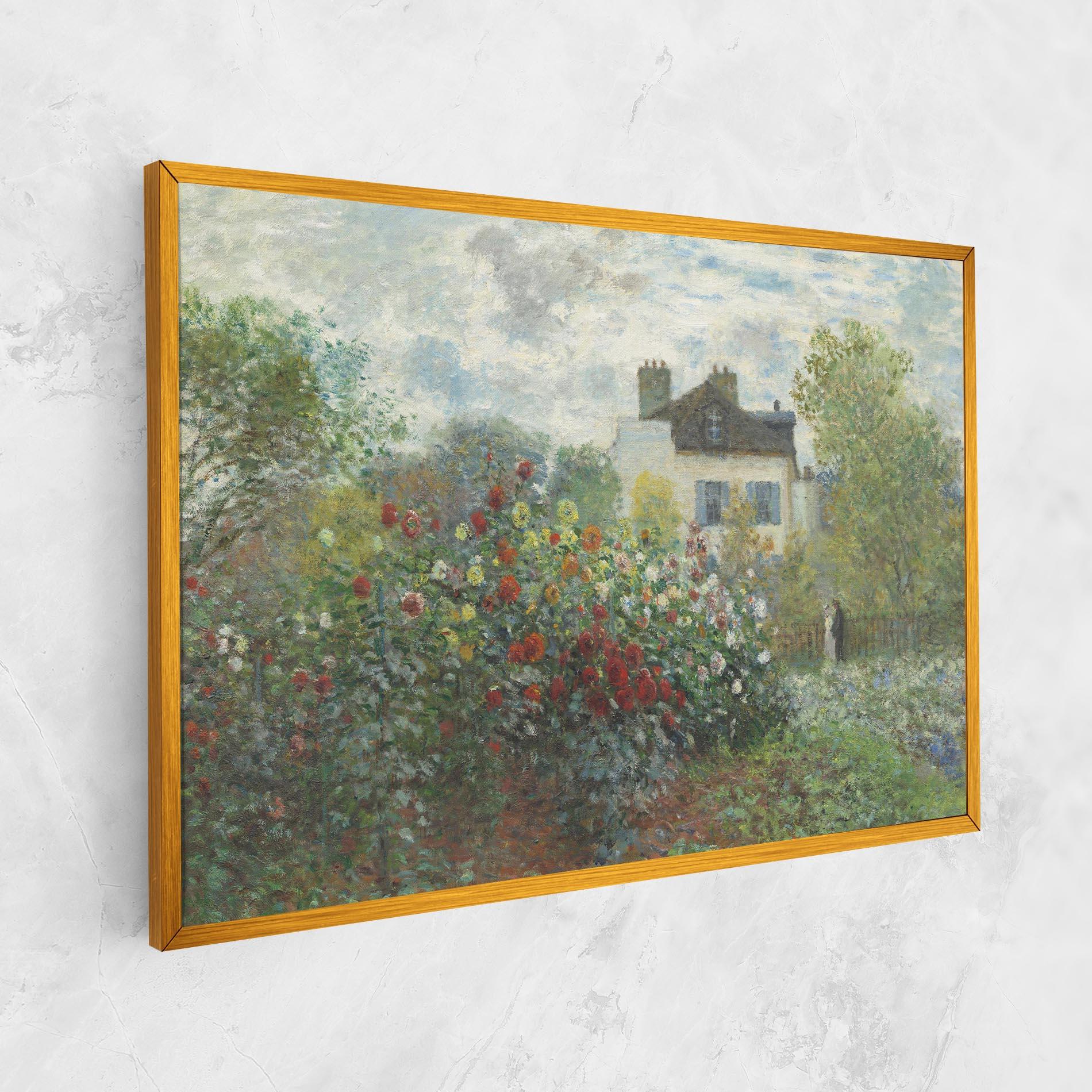 Vászonkép Garden In Argenteuilt mockup 1