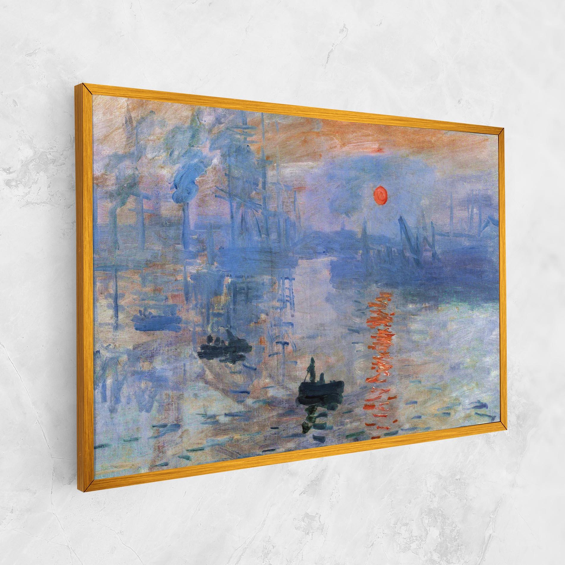Vászonkép Monet Impressionist mockup 1