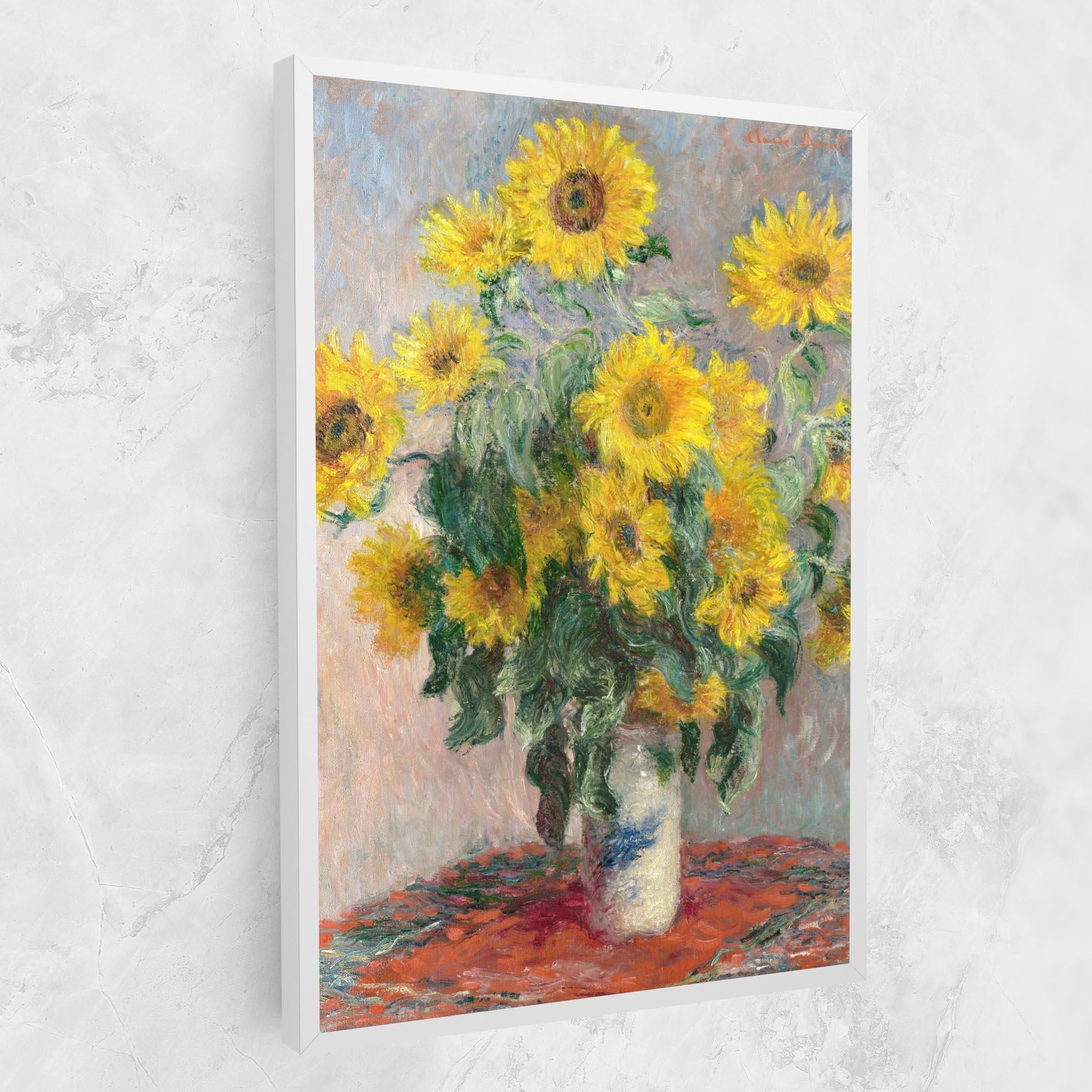 Vászonkép Bouquet Of Sunflowers 1881 mockup 1