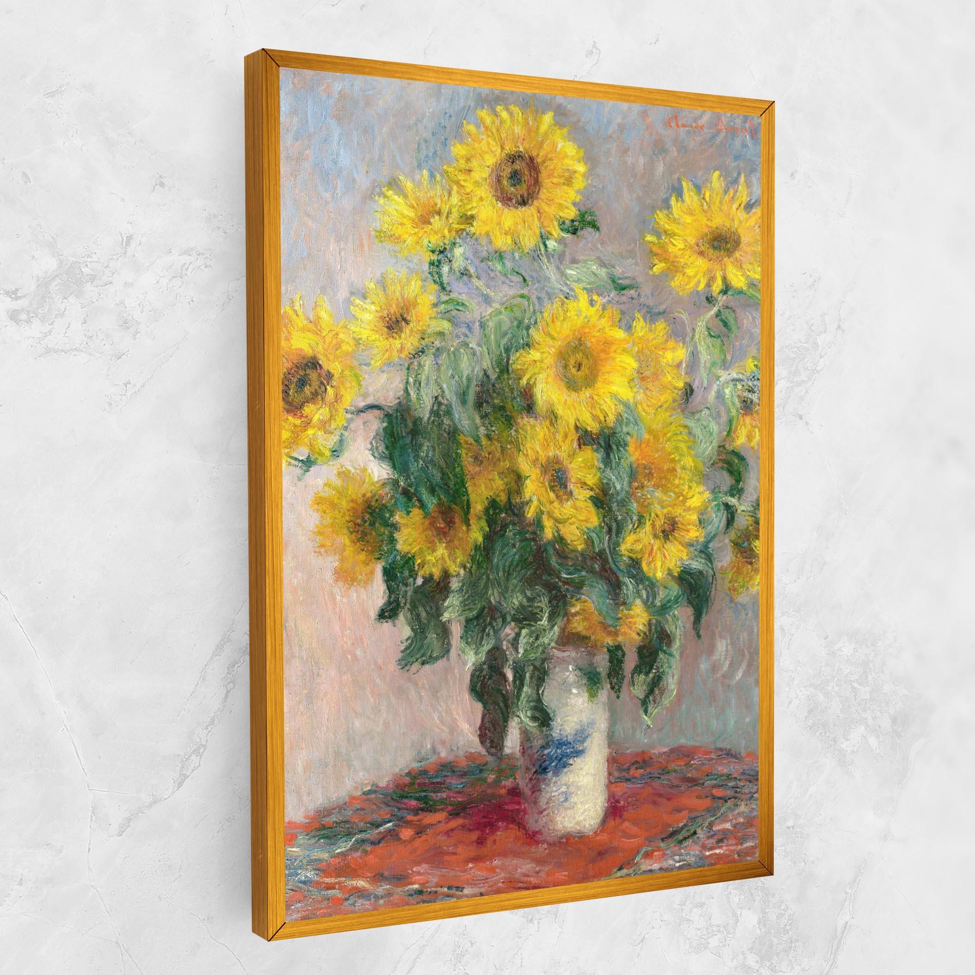 Vászonkép Bouquet Of Sunflowers 1881 mockup 1