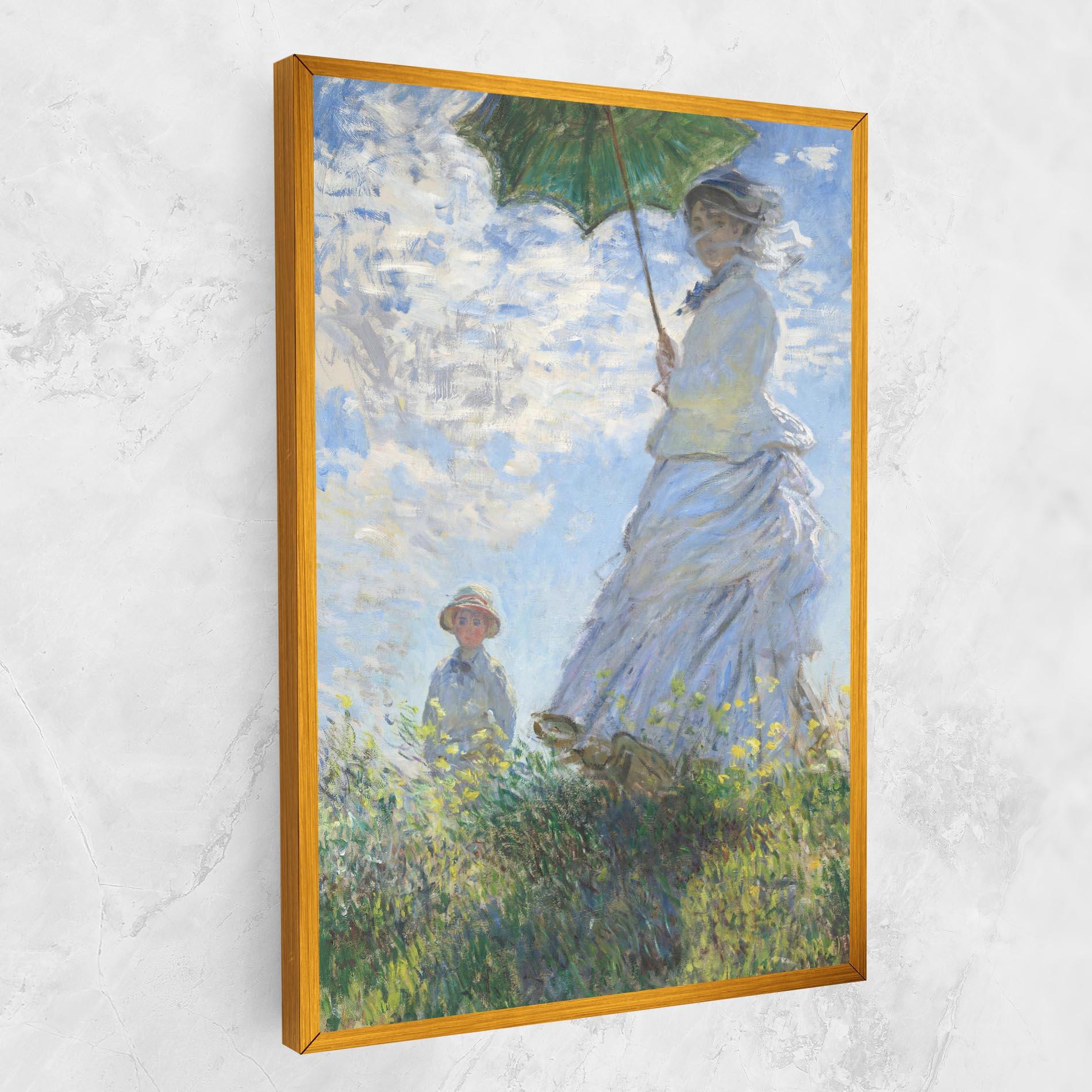 Vászonkép Parasol Painting mockup 1