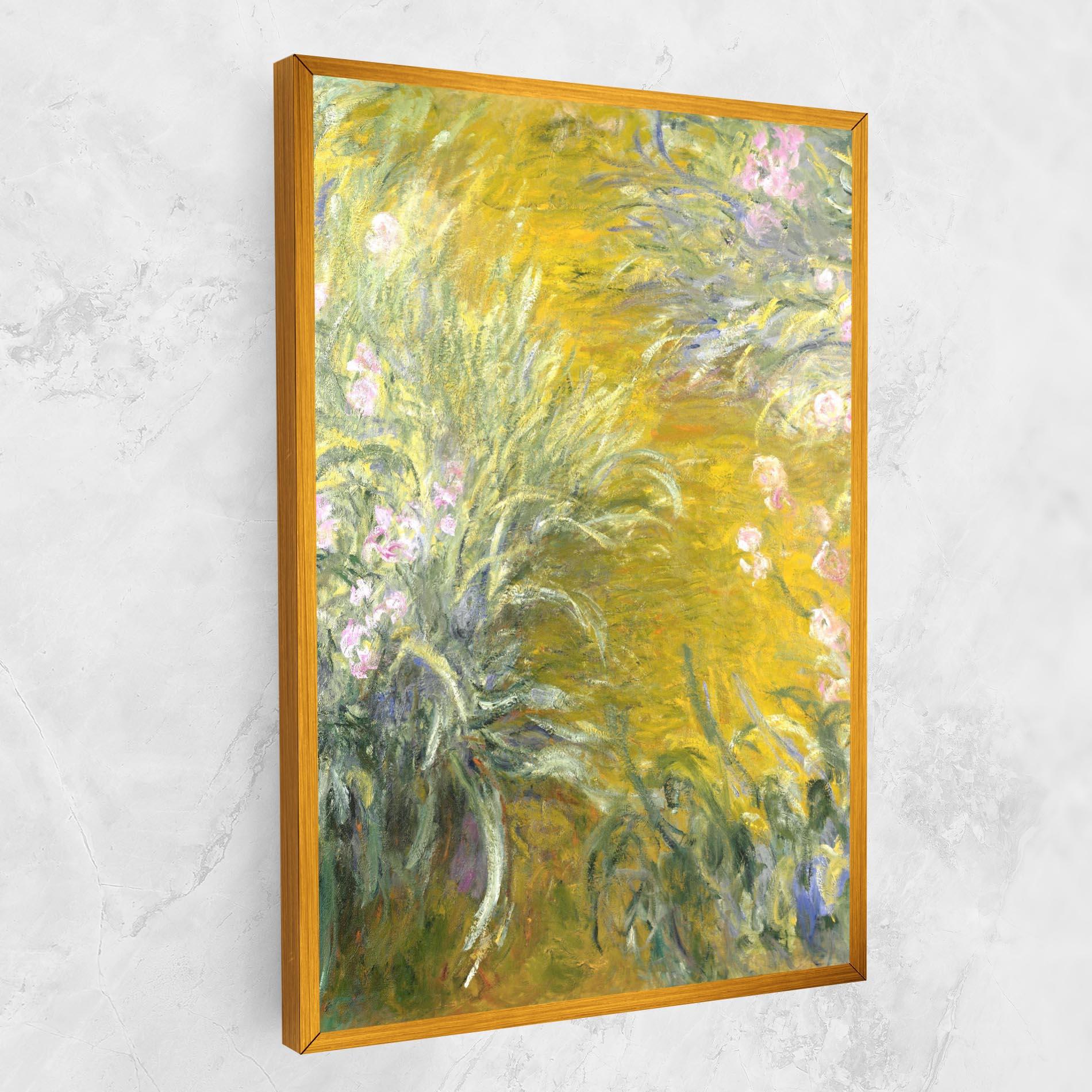 Vászonkép Path Through The Irises mockup 1