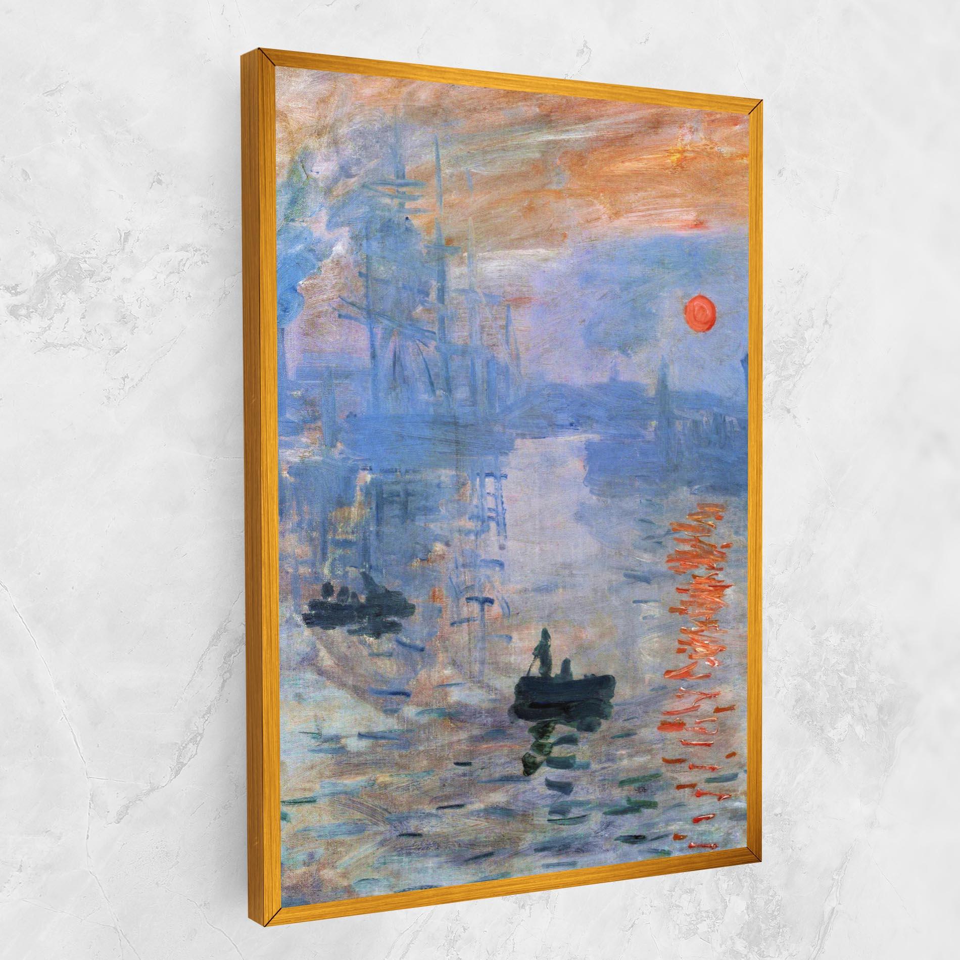 Vászonkép Sunrise Painting mockup 1