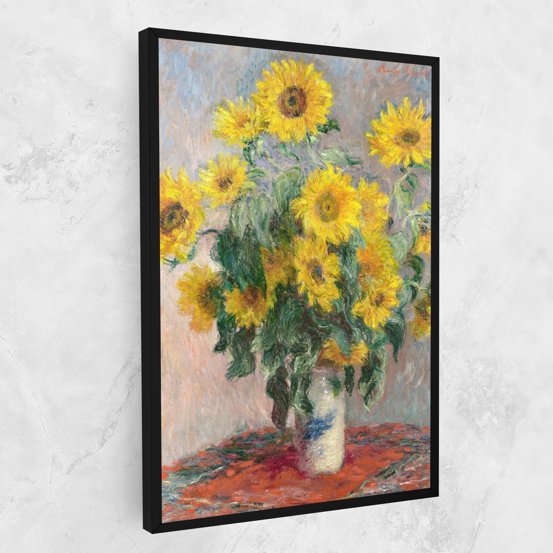 Vászonkép Bouquet Of Sunflowers 1881 mockup 1