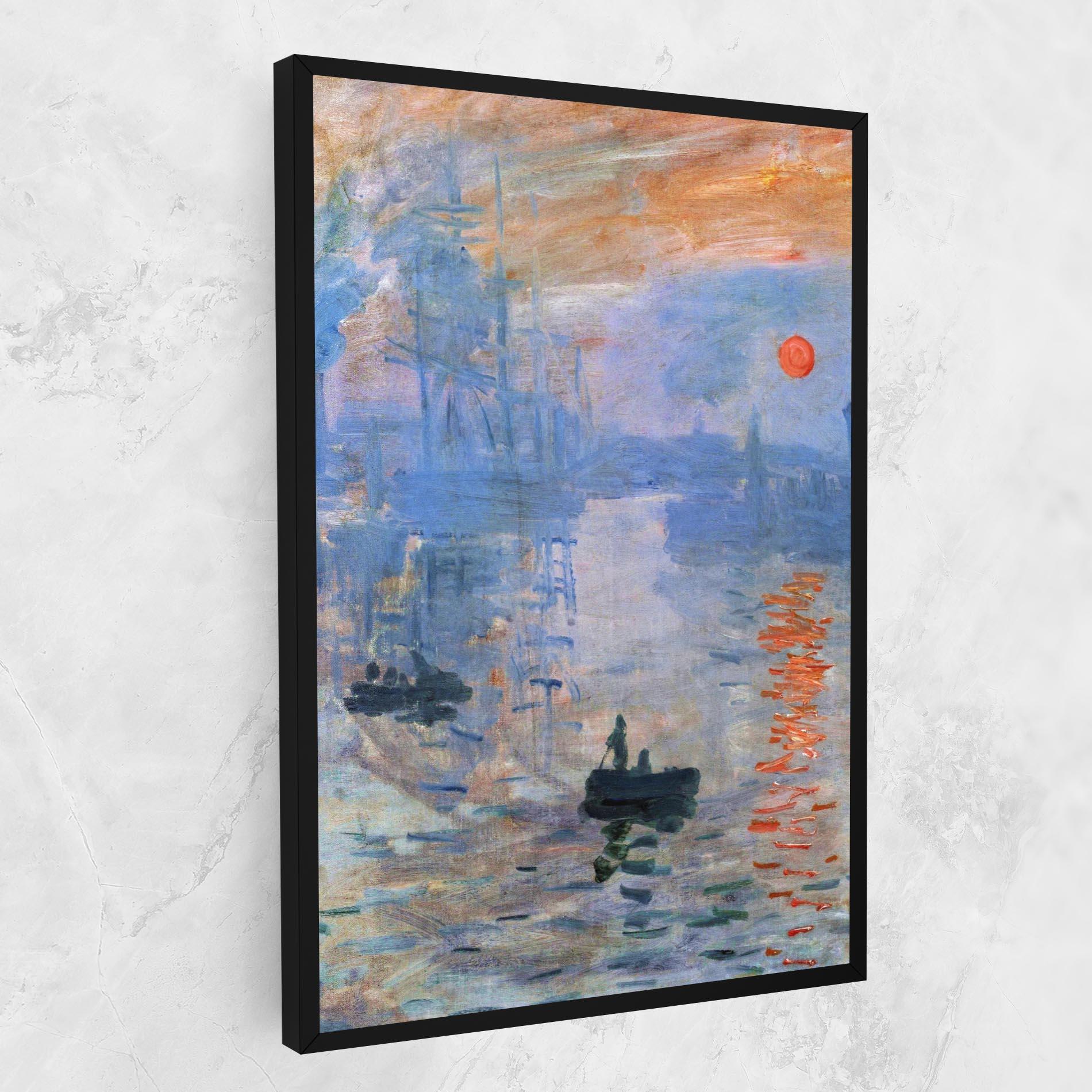 Vászonkép Sunrise Painting mockup 1