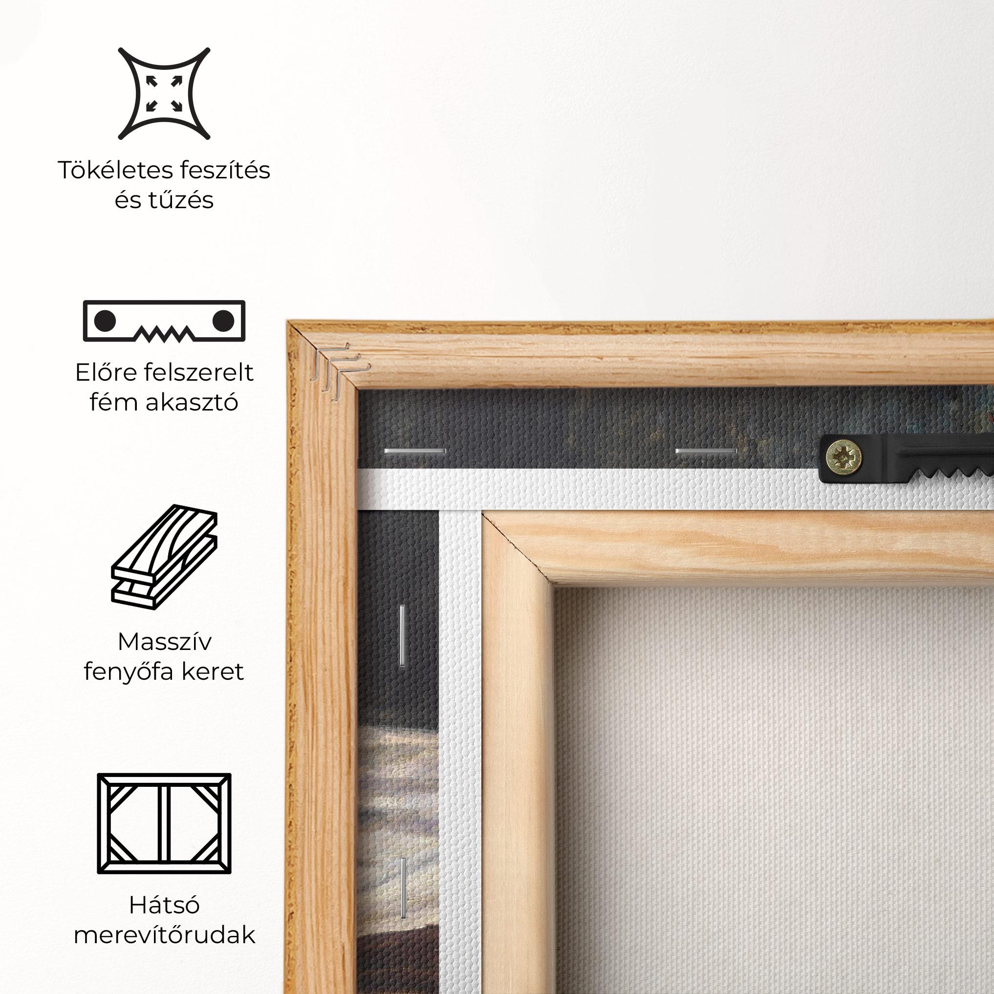 Vászonkép Apples And Grapes mockup 5