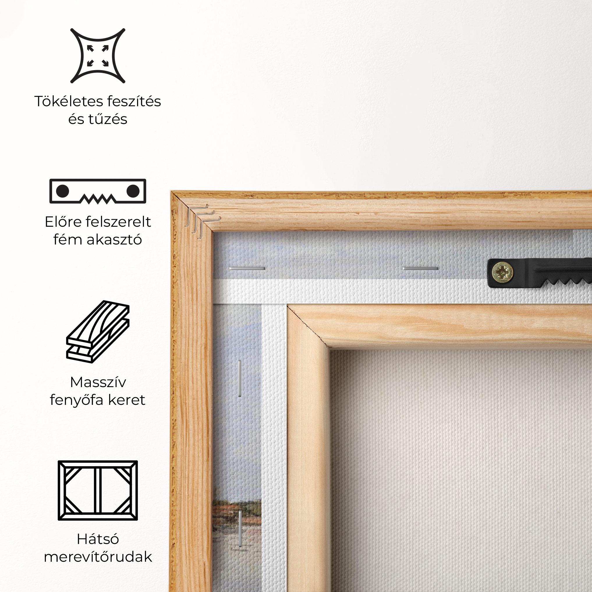 Vászonkép Houses On The Achterzaan mockup 5