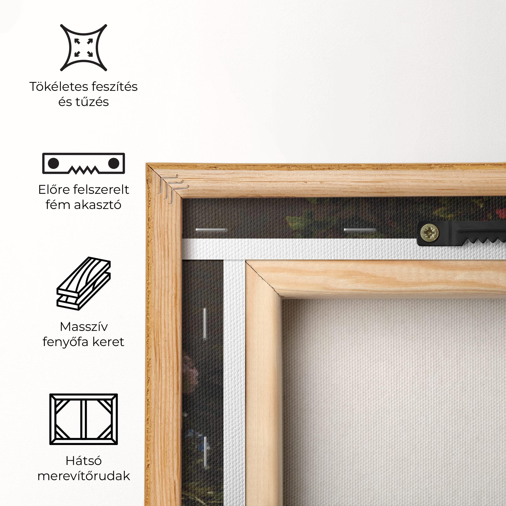 Vászonkép Spring Flowers Monet mockup 5