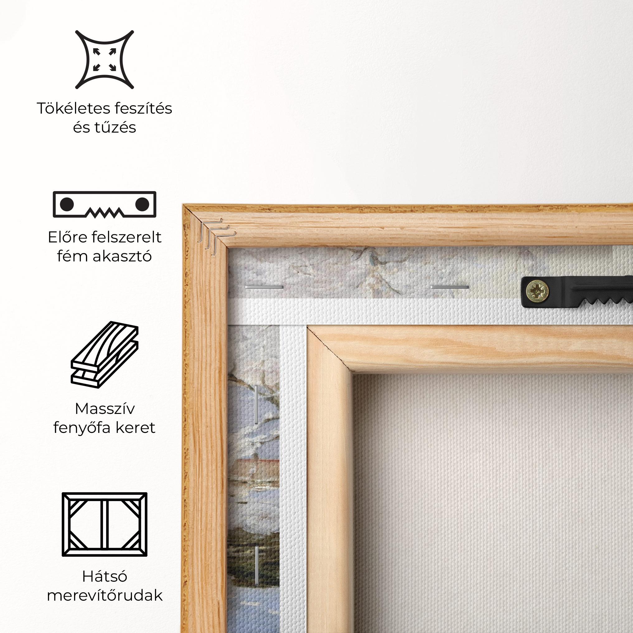 Vászonkép The Magpie mockup 5