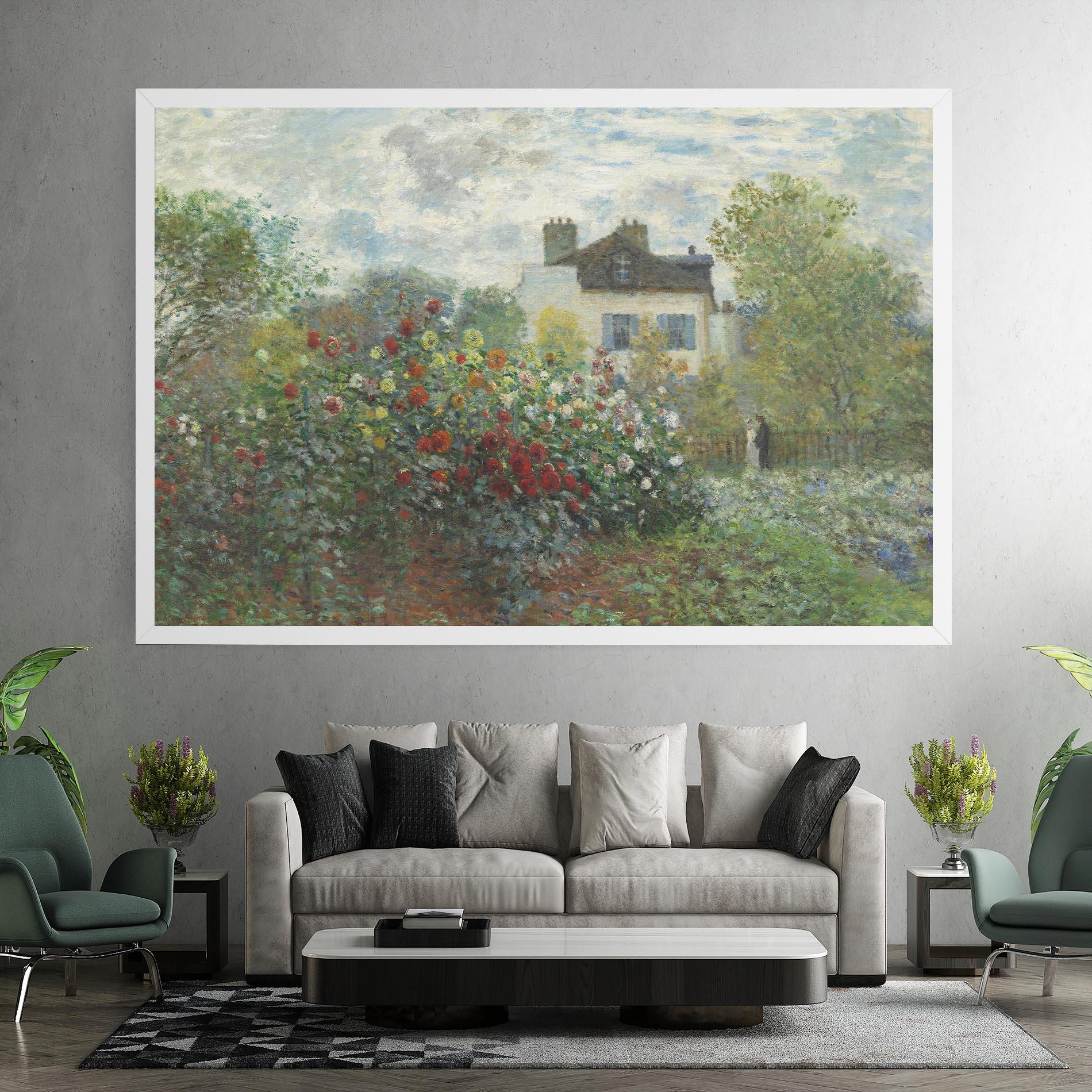 Vászonkép Garden In Argenteuilt mockup 7