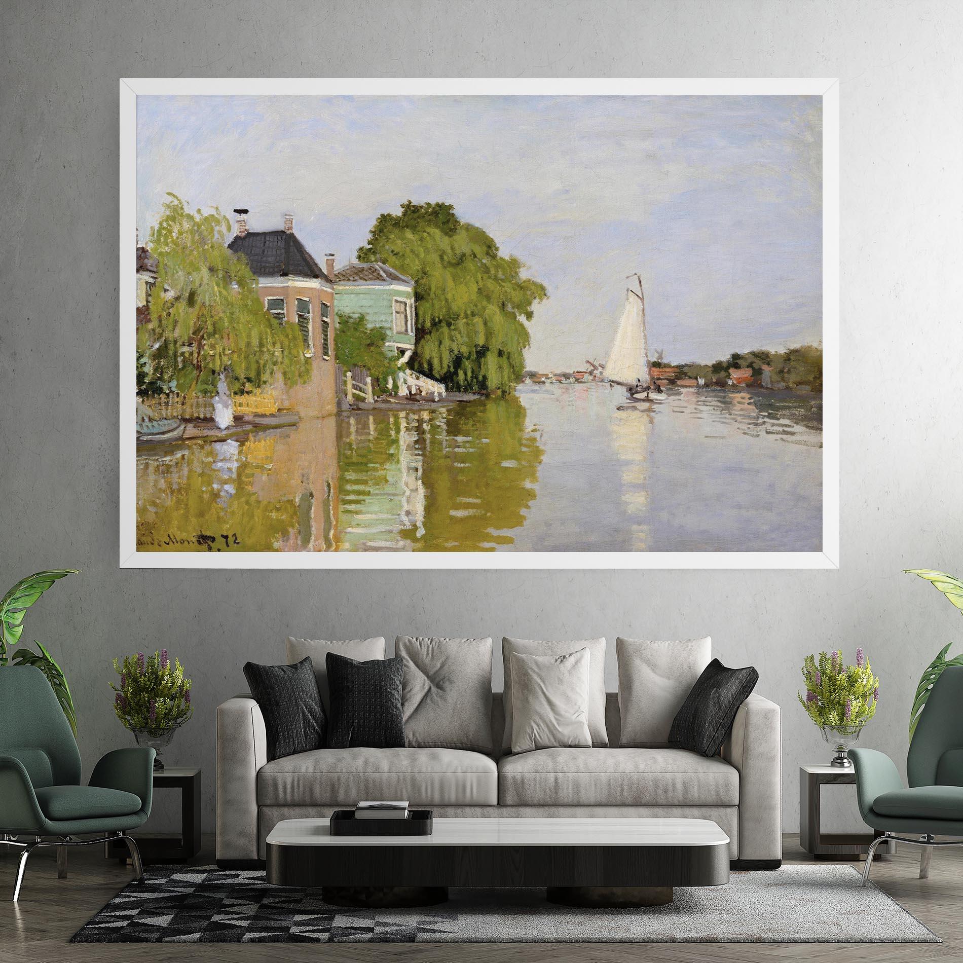 Vászonkép Houses On The Achterzaan mockup 7