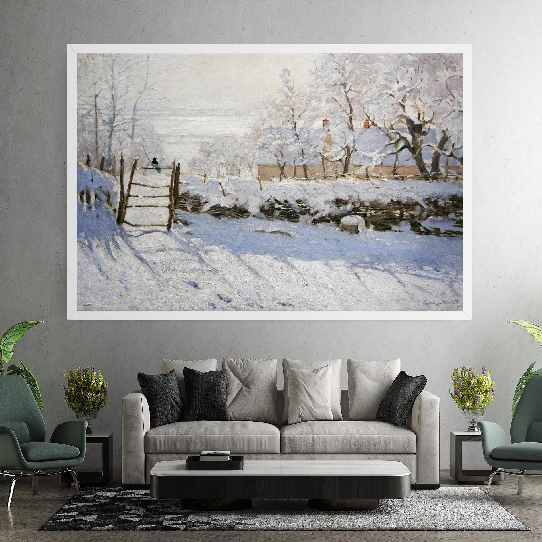 Vászonkép The Magpie mockup 7