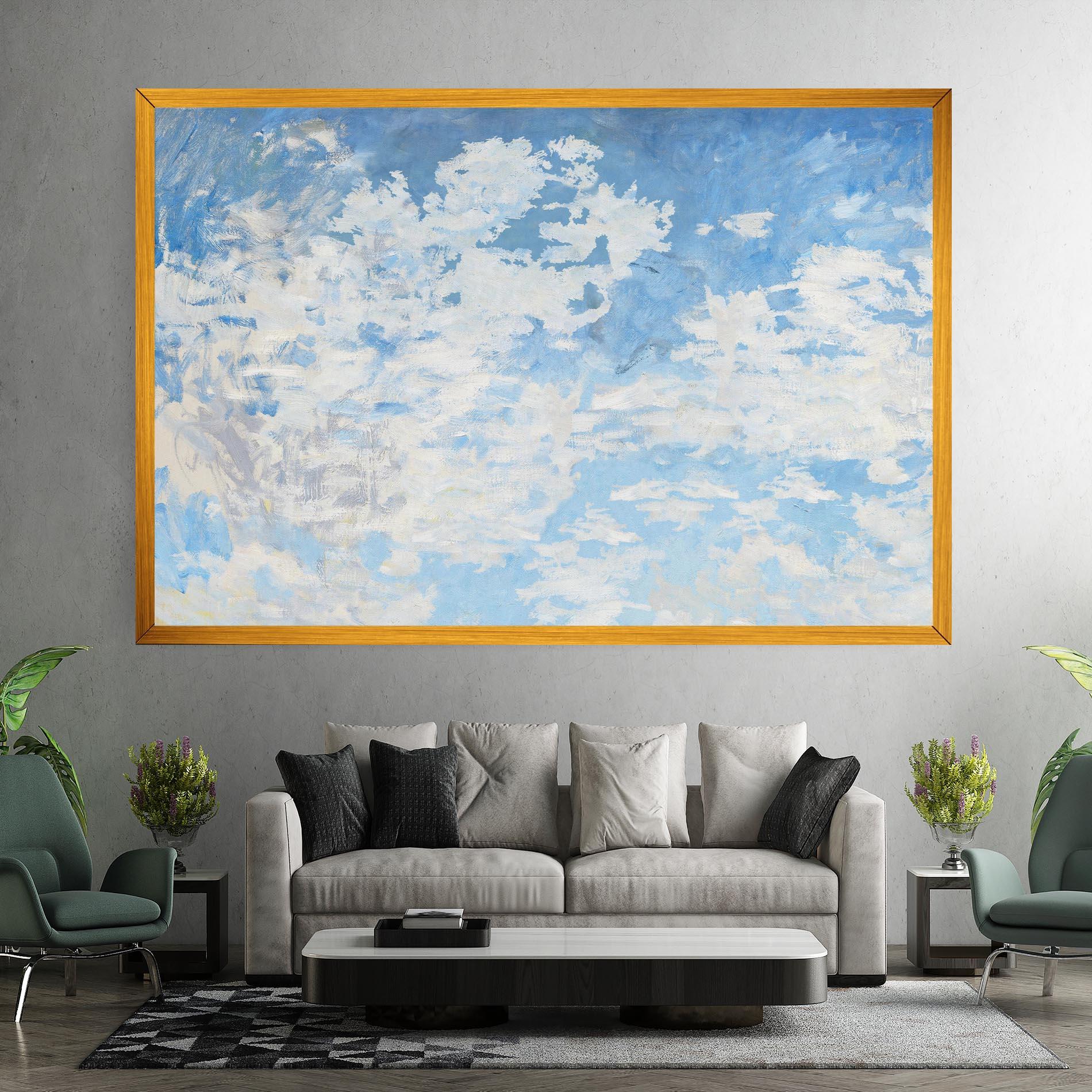 Vászonkép Clouds Monet mockup 7