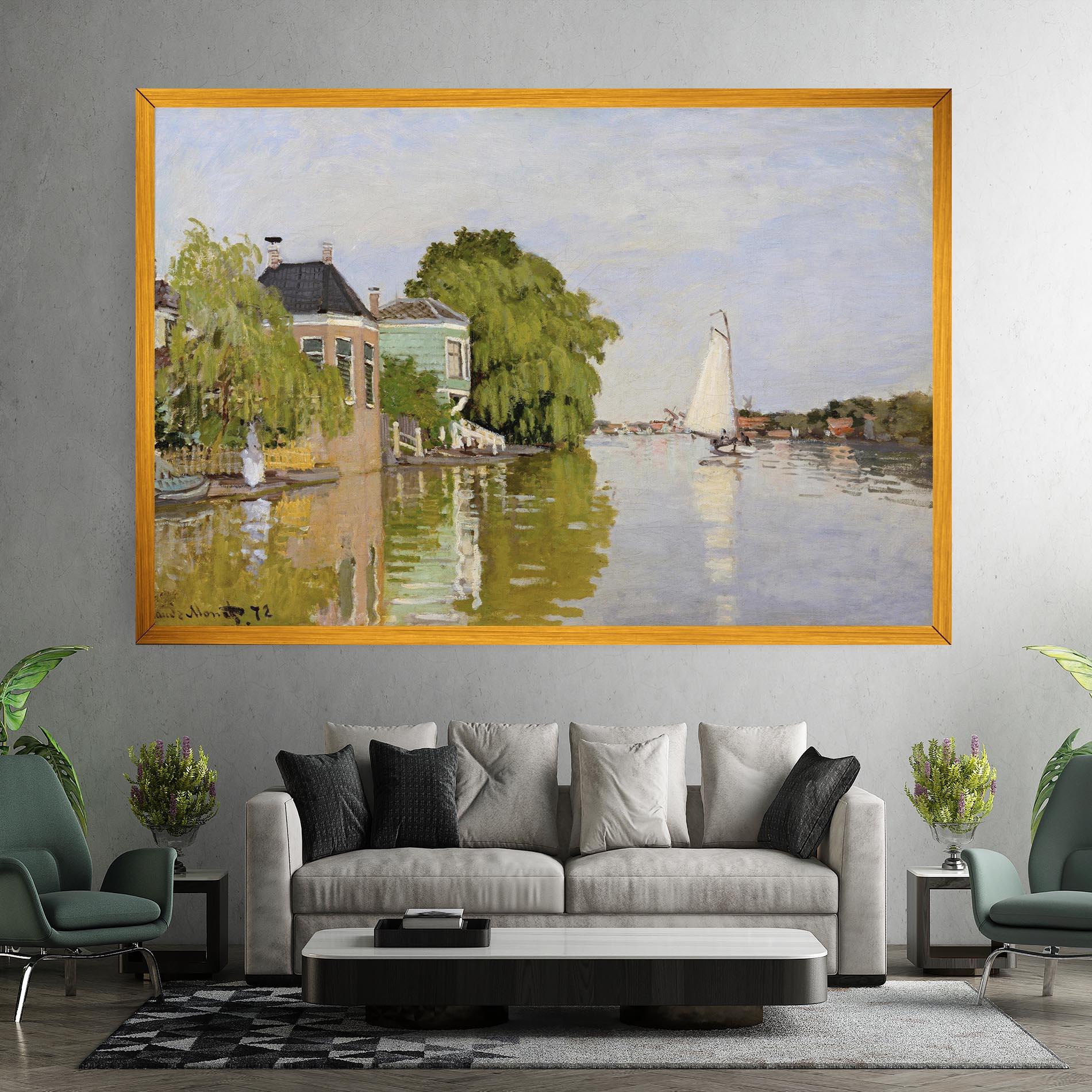 Vászonkép Houses On The Achterzaan mockup 7