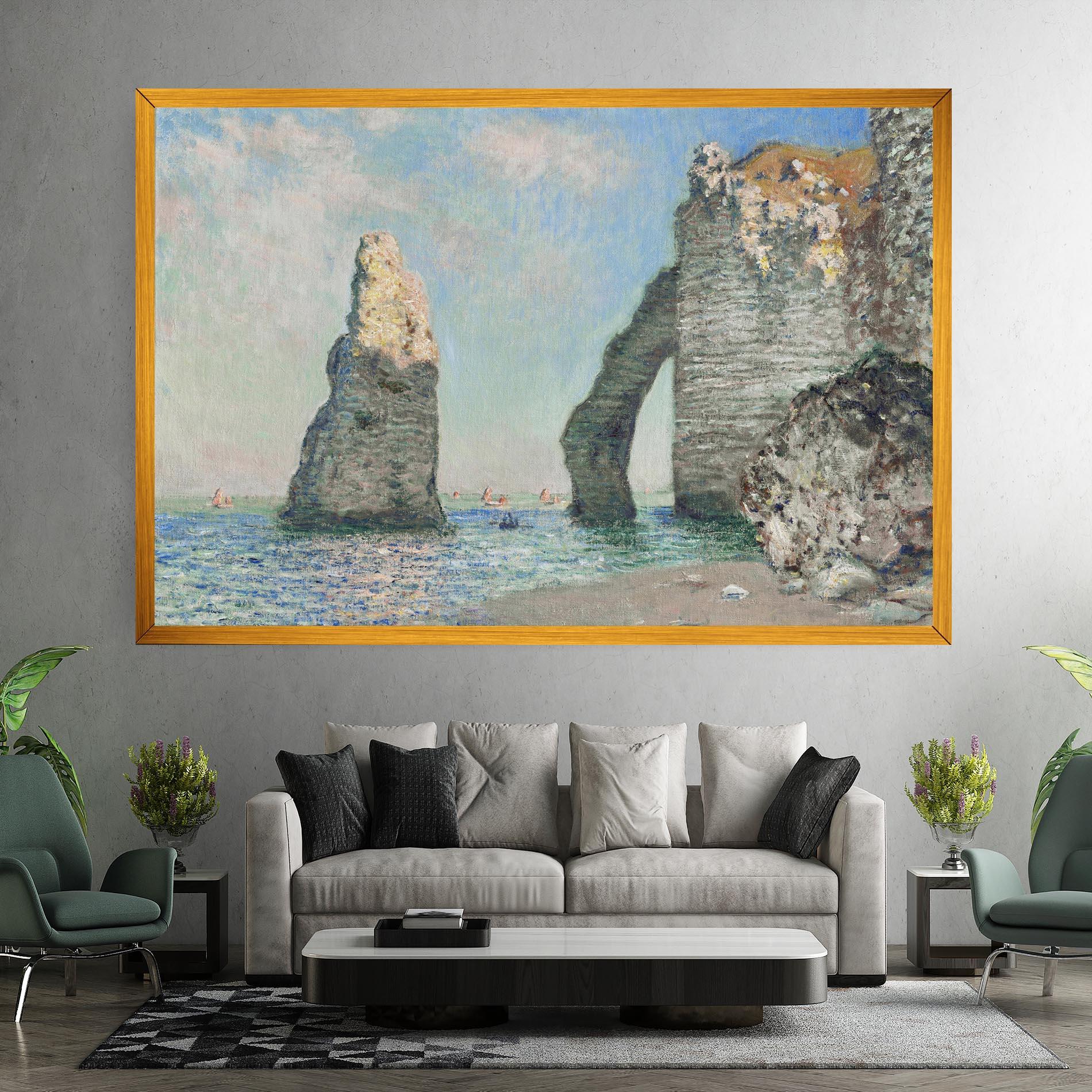 Vászonkép The Cliffs At Etretat mockup 7