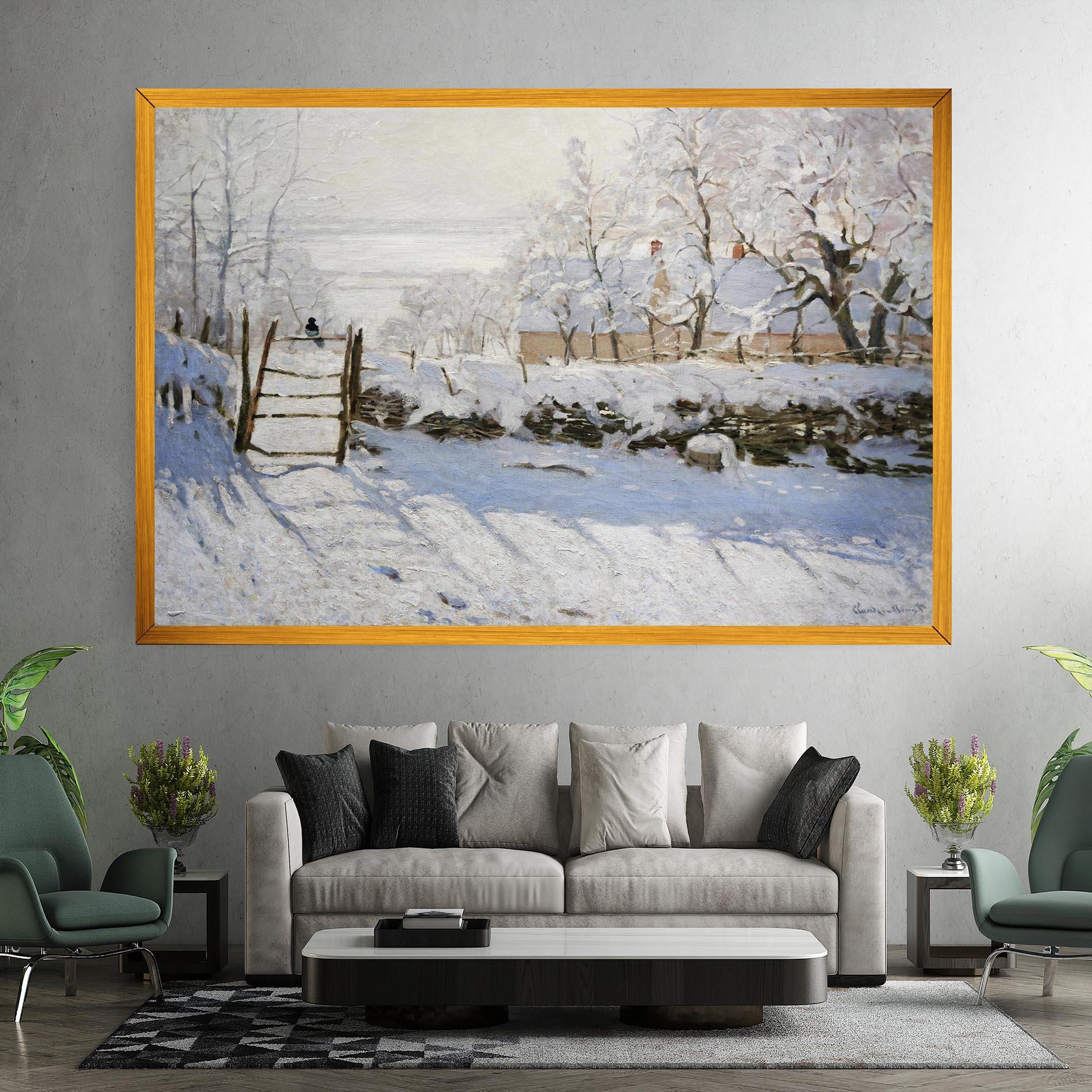 Vászonkép The Magpie mockup 7